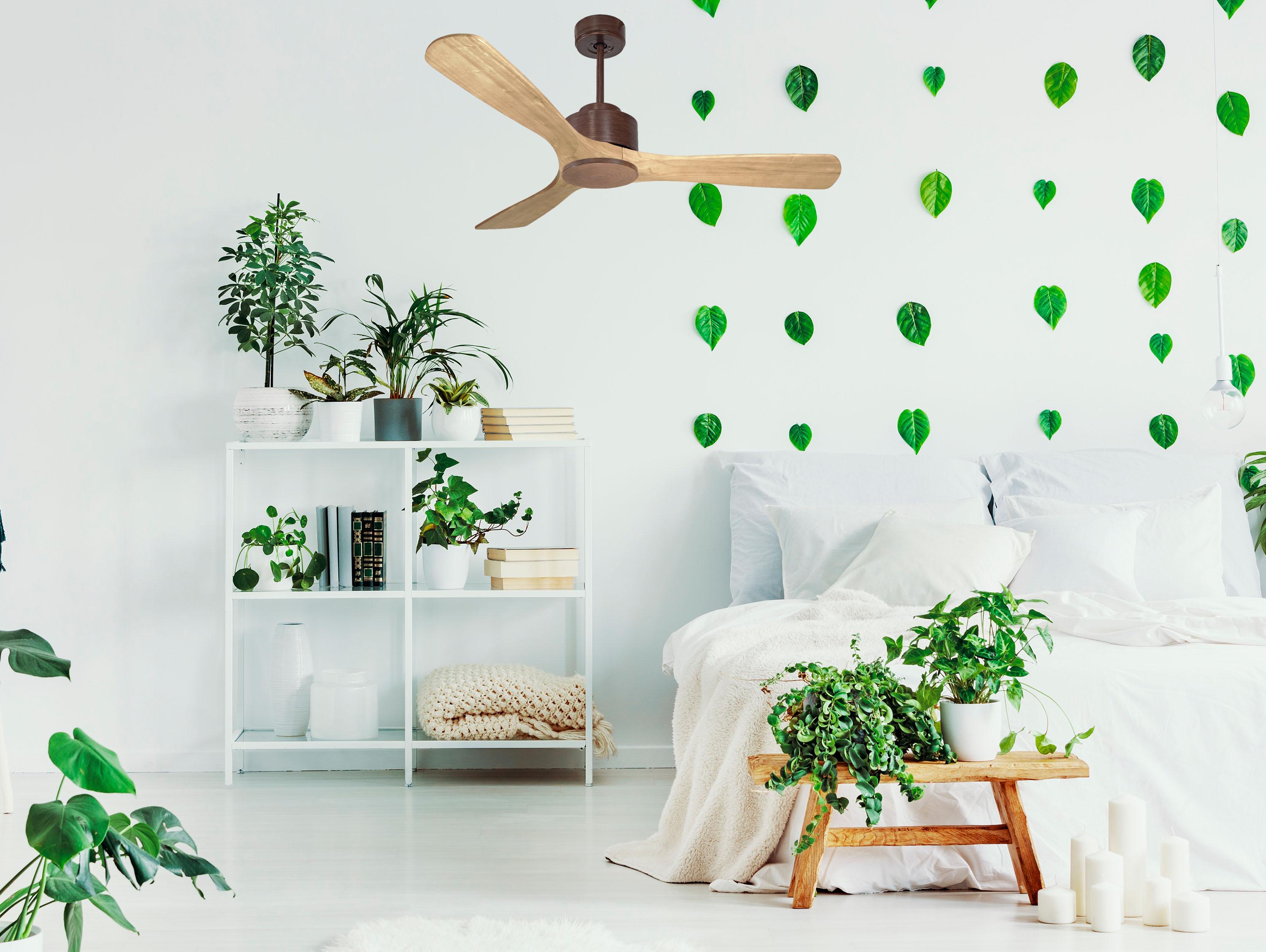 Ventilatore da soffitto ø132 cm con Wifi Reversibile Hypersilence