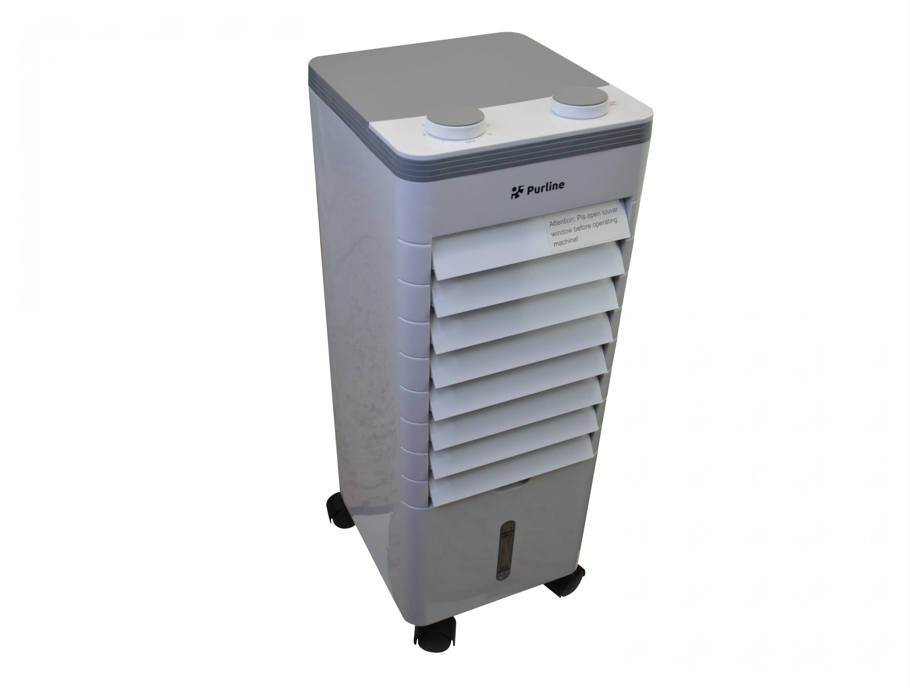 Potenza massima 60 W Raffreddatore evaporativo compatto con lamelle pieghevoli