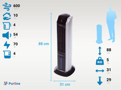 Raffrescatore evaporativo ionizzatore 70 W