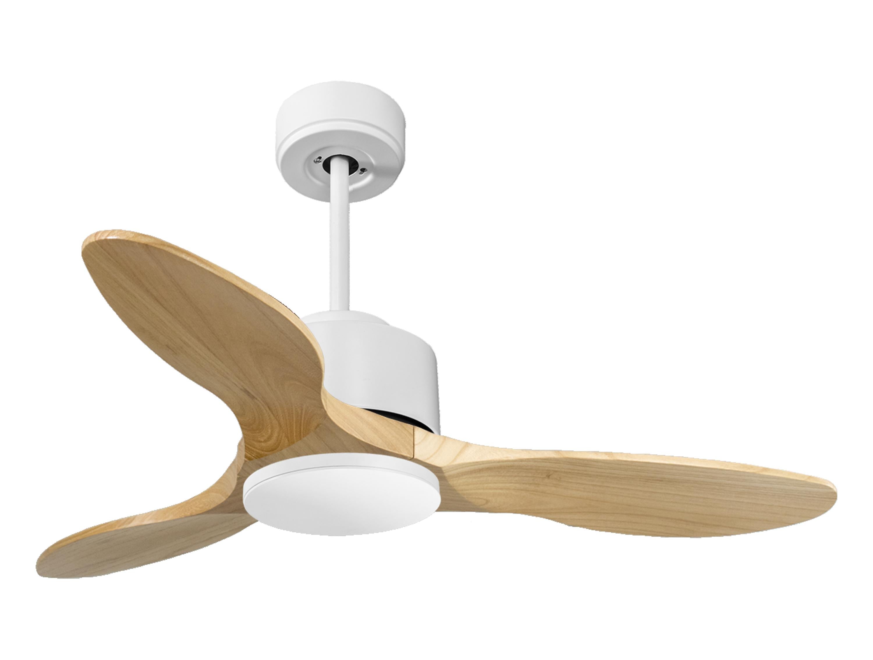 Ventilatore da soffitto Wifi Motore CC Telecomando Hypersilence Memoria Shopify Vendible (AUTOMATICO)