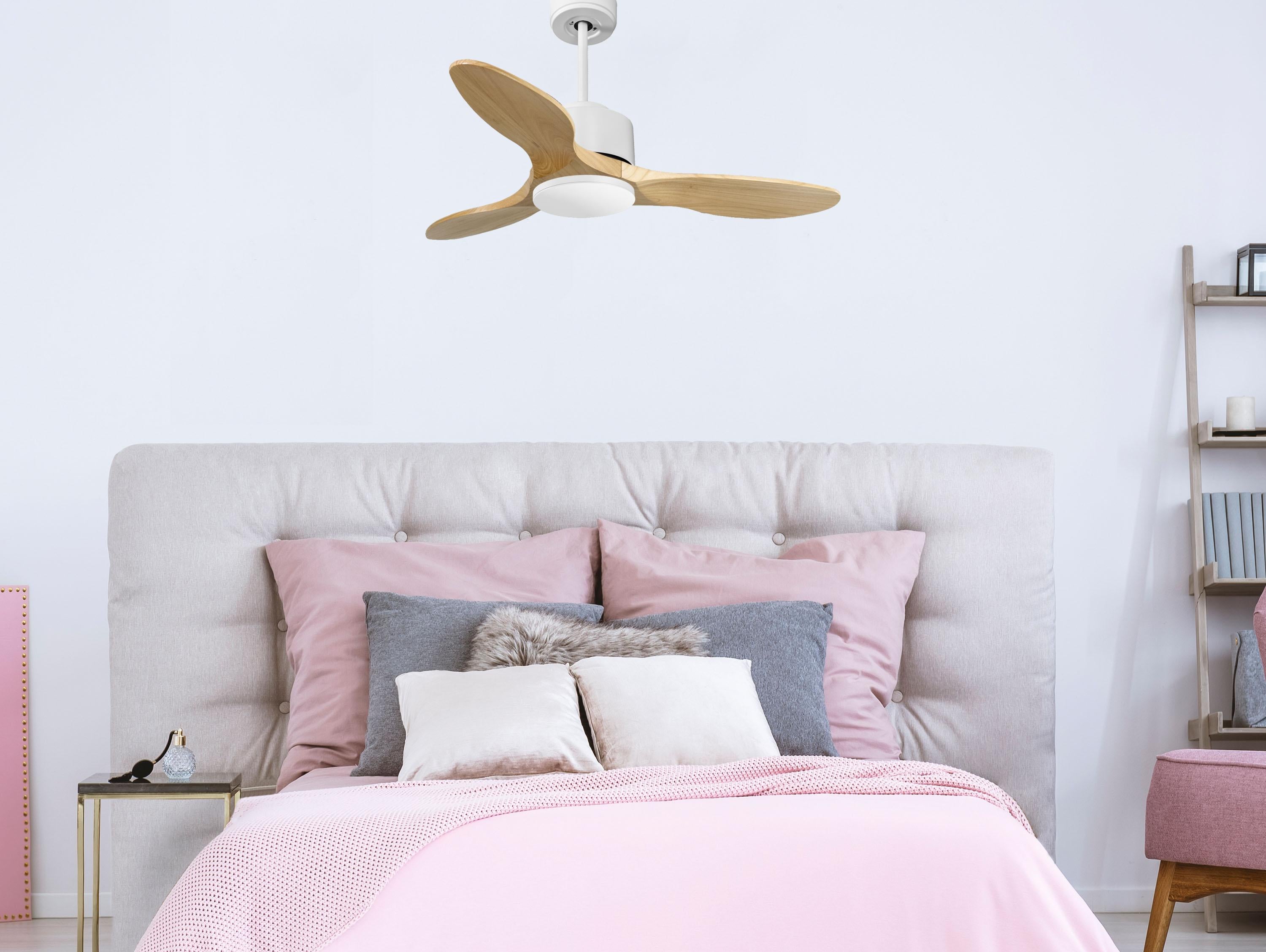   Ventilatore da soffitto Wifi Motore CC Telecomando Hypersilence Memoria Shopify Vendible (AUTOMATICO)