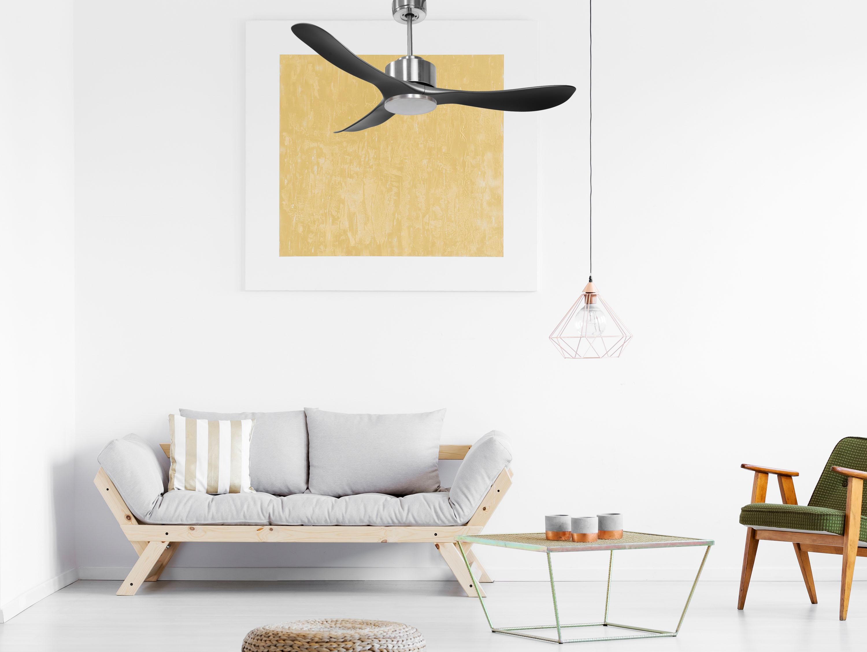 Ventilatore da soffitto ø132 cm con Wifi Reversibile Hypersilence