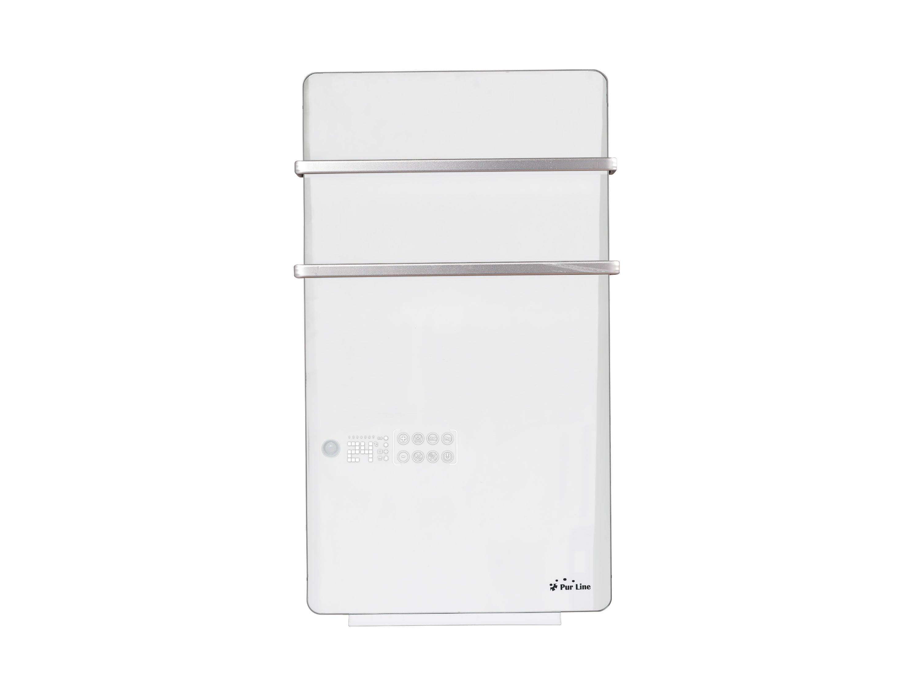 Scaldasalviette elettrico digitale da 2000W in bianco con controllo WIFI