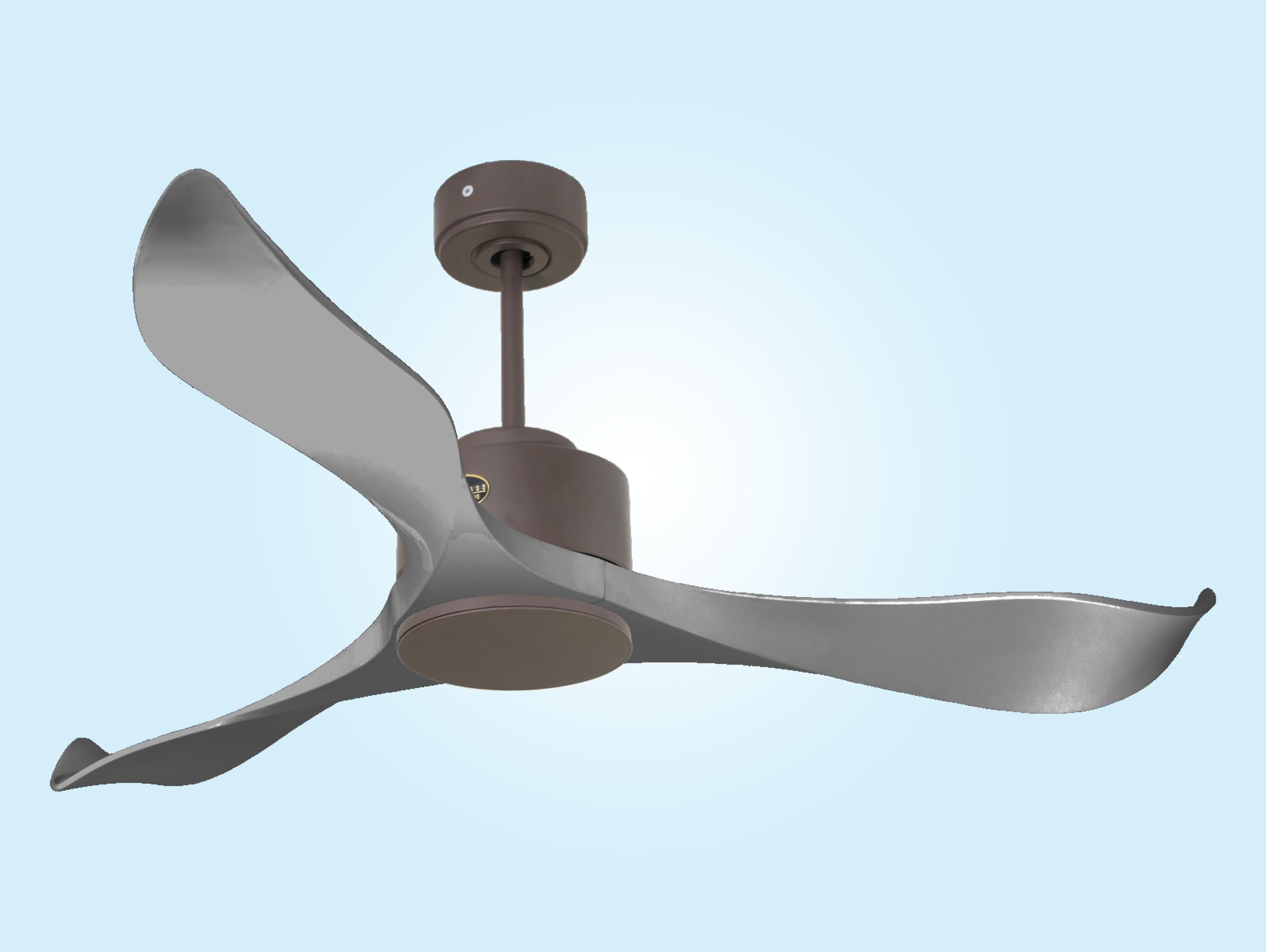   Ventilatore da soffitto Reversibile Termostato Wifi Motore CC Tetti inclinati Telecomando Memoria
