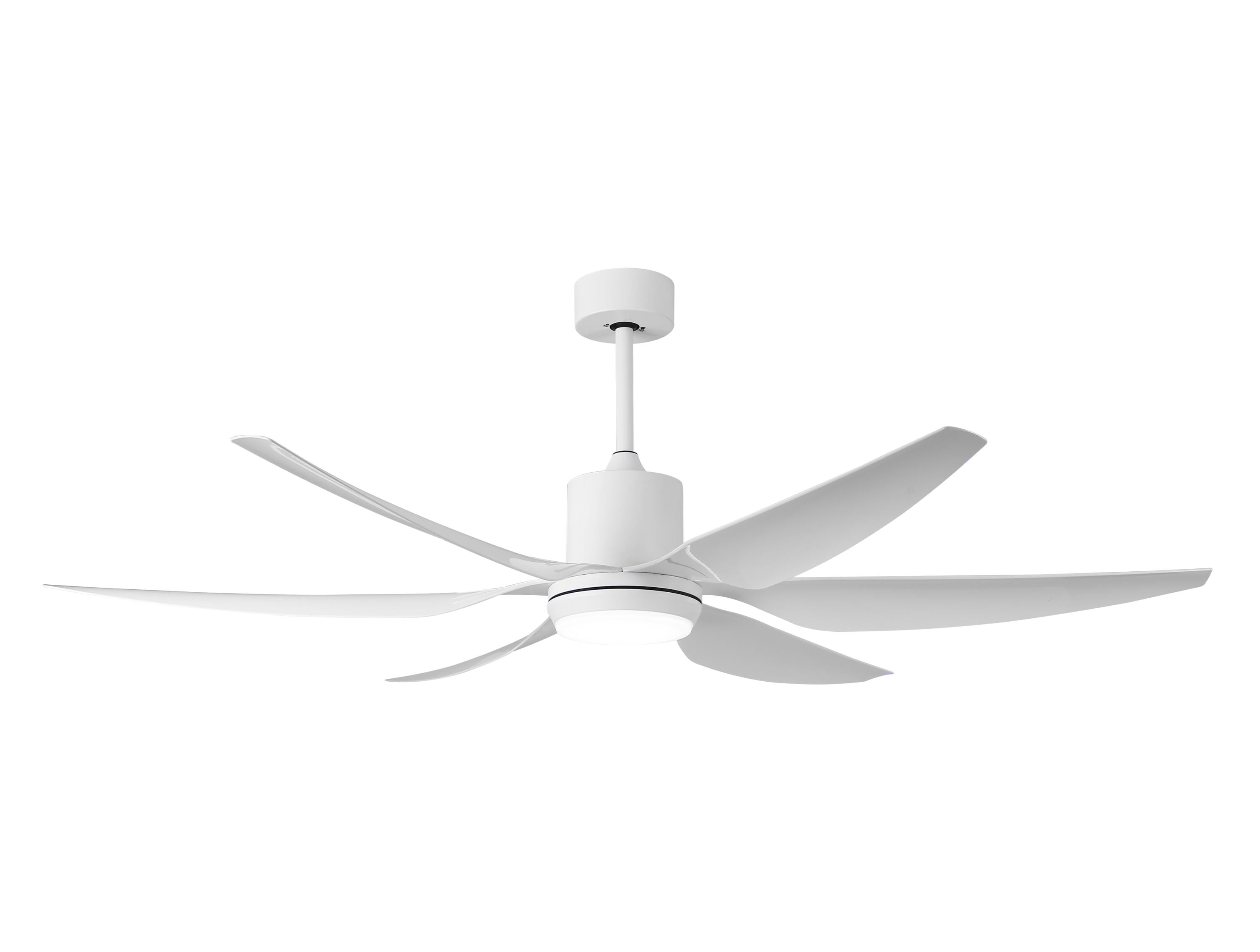 Ventilatore da soffitto ø167 cm con LED e Wifi Reversibile Hypersilence