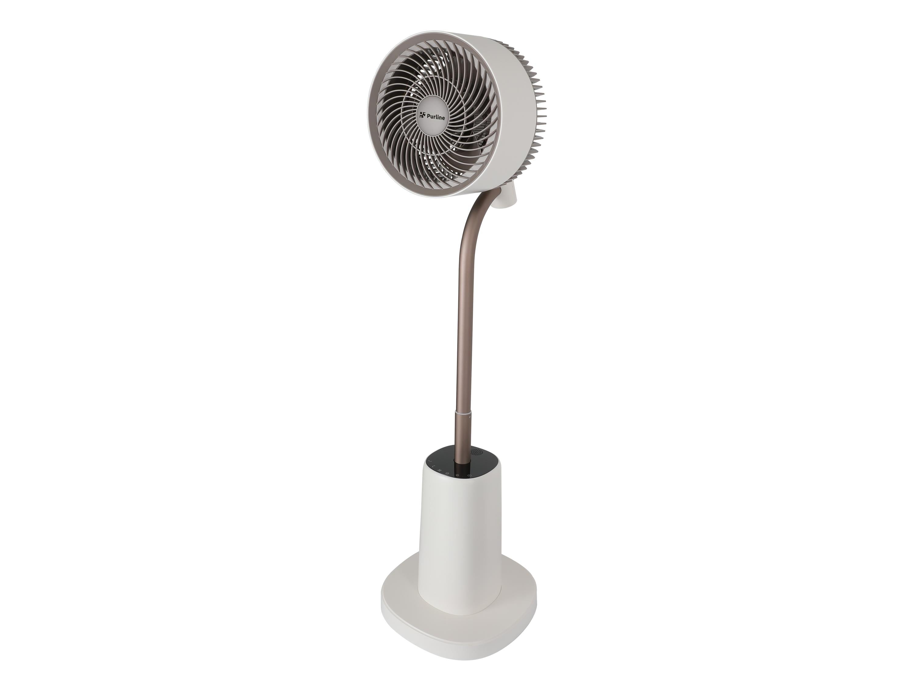 Ventilatore da pavimento CC con luce ambiente