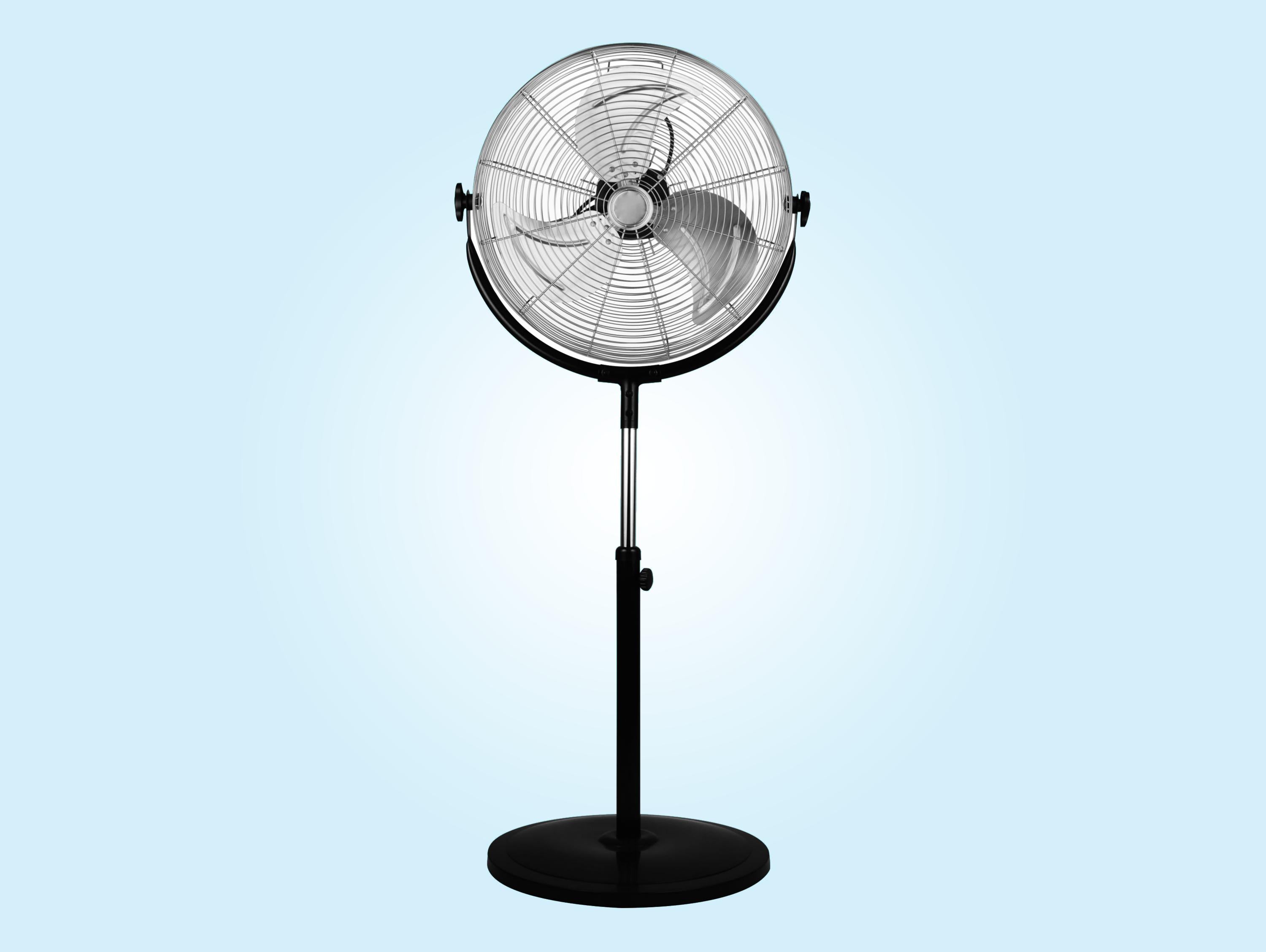 Ventilatore industriale a pavimento 120W con altezza regolabile
