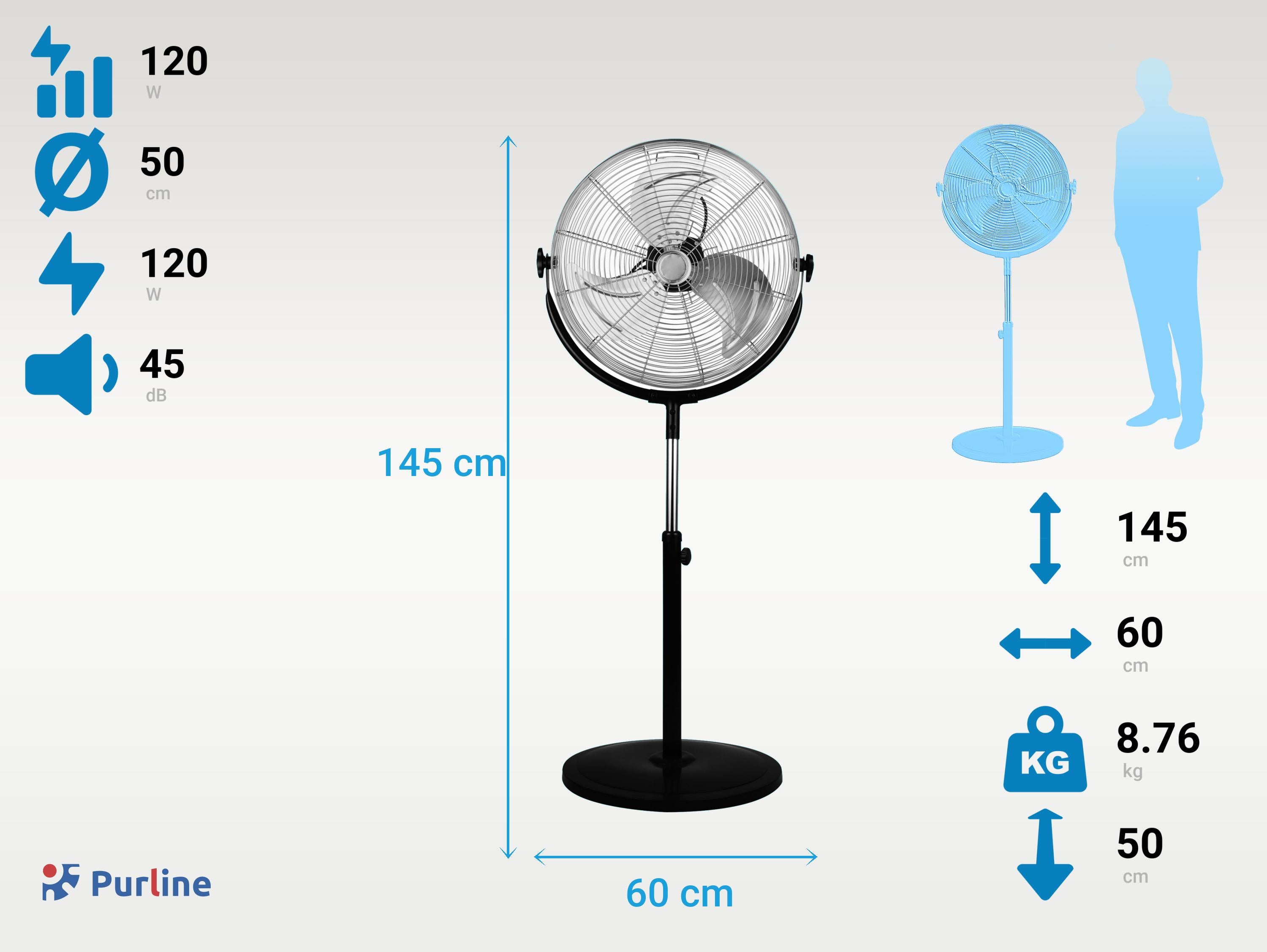 VENTY IND 120F Diametro 50 cm