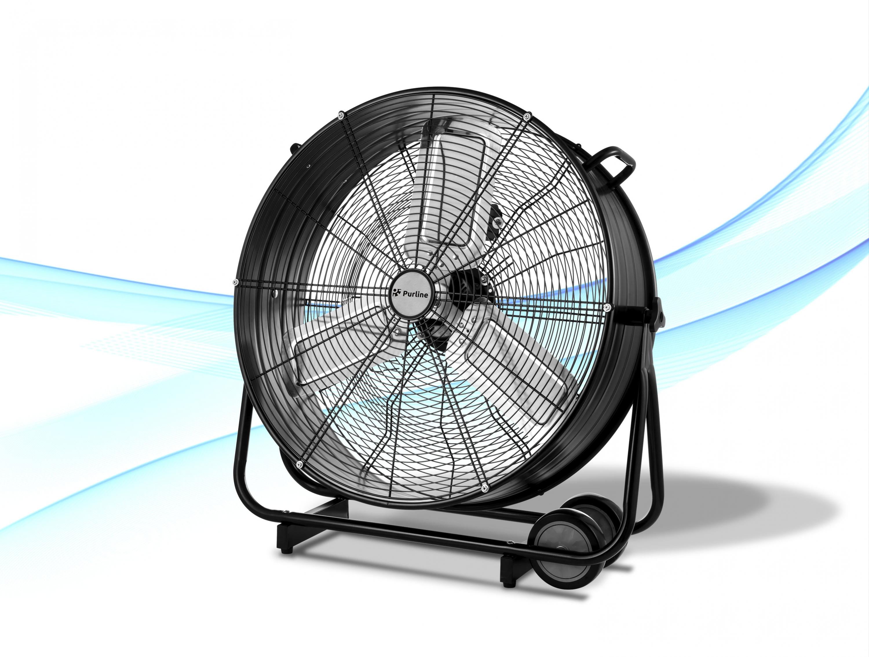 VENTY METABLAST S: Ventilatore industriale da pavimento 250W con pale in alluminio