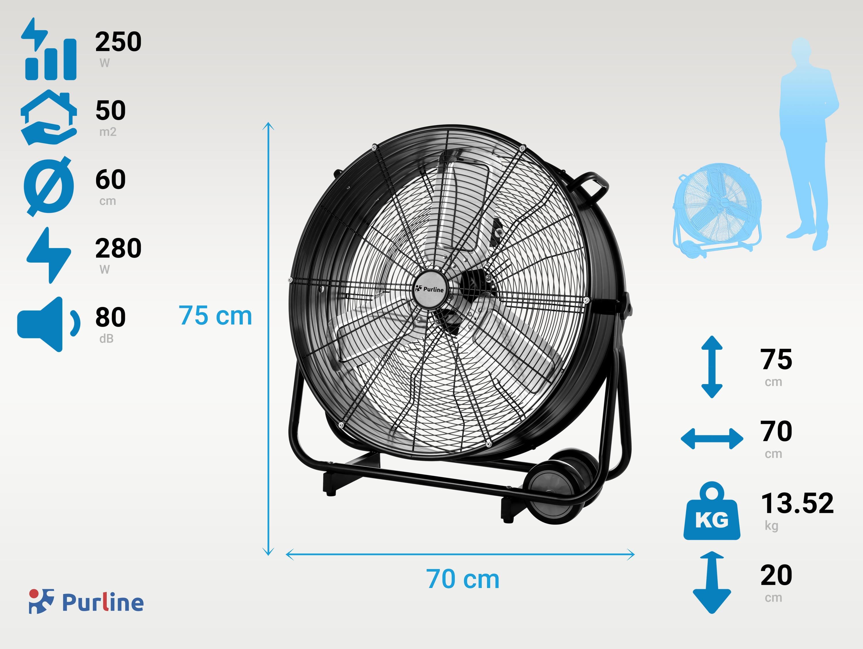 VENTY METABLAST S Diametro 60 cm