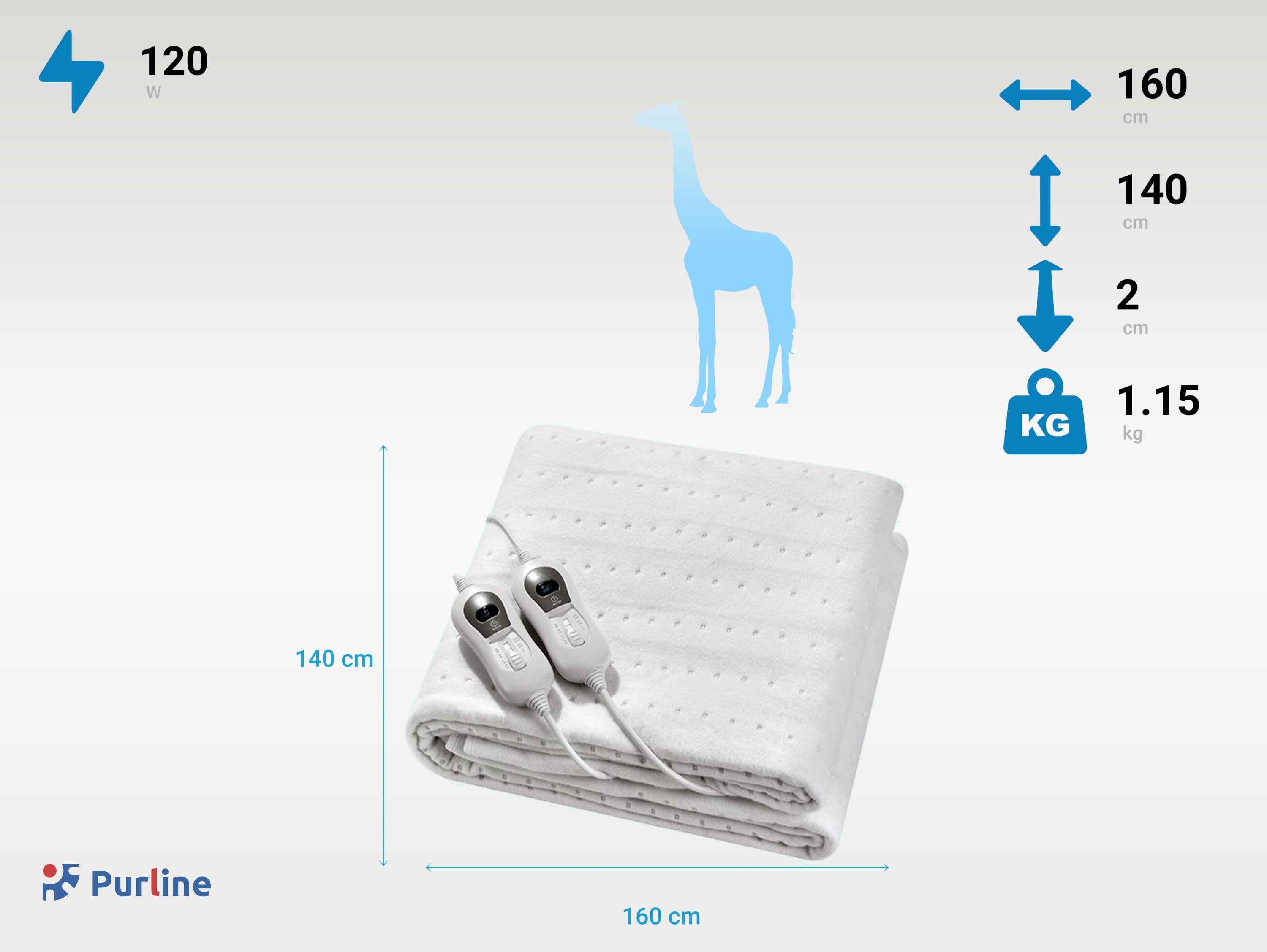 WARMER BED 2 Peso 1.15 kg