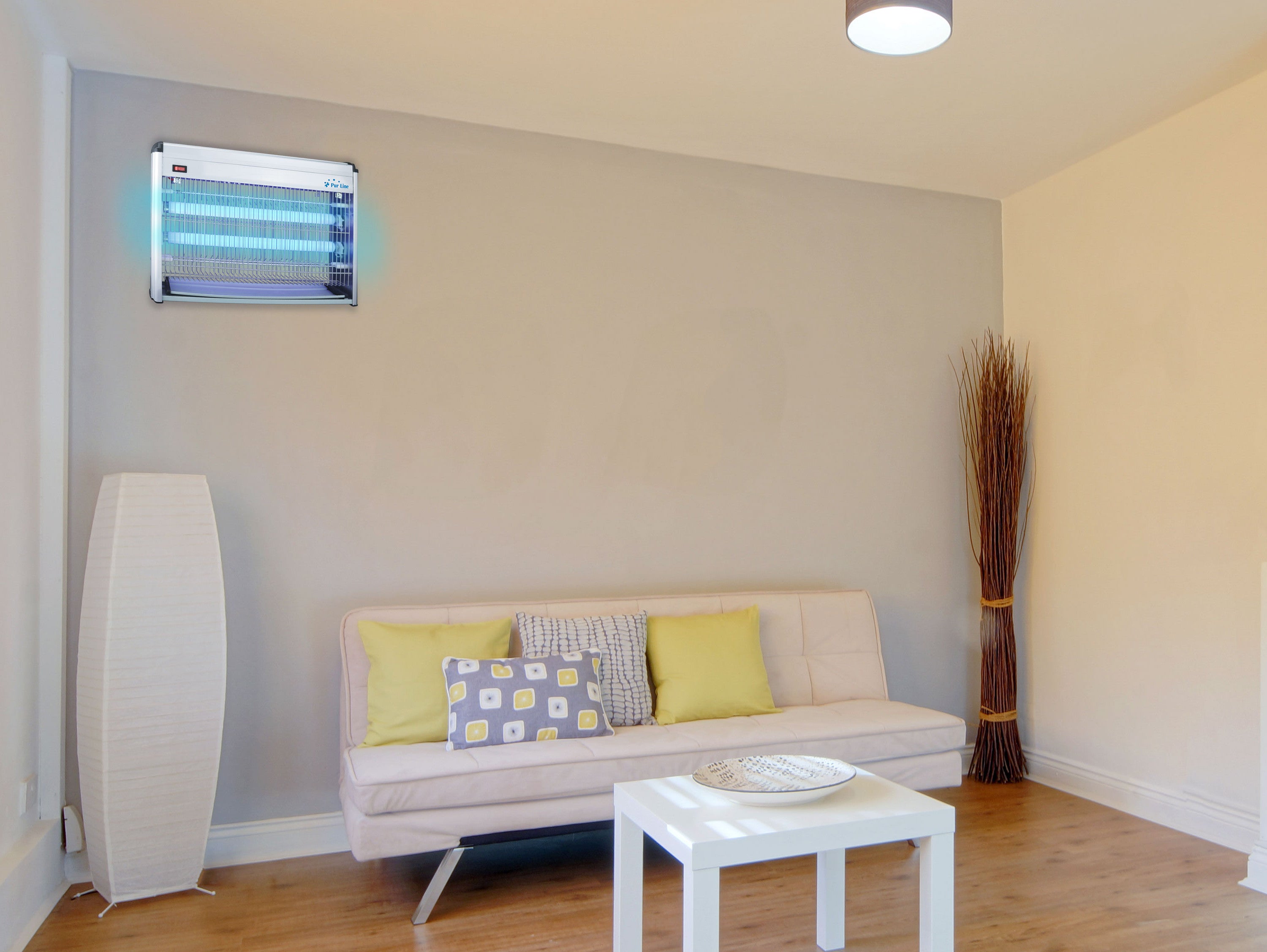 Lampada Anti-Insetti con luce ultravioletta 38 W per superfici di 80m2
