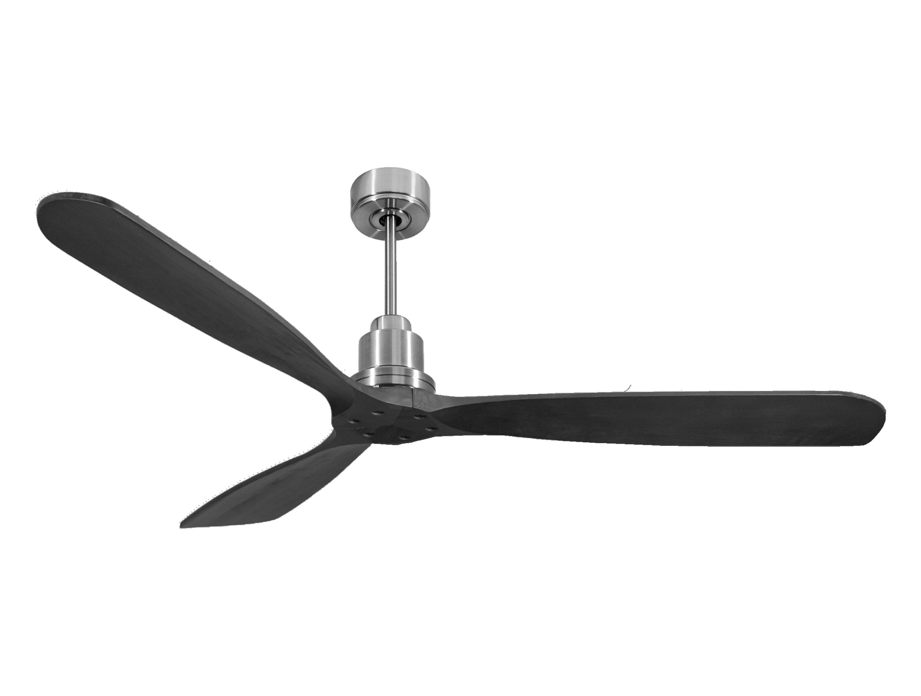 Ventilatore da soffitto Reversibile Termostato Wifi Motore CC Tetti inclinati Telecomando Hypersilence Memoria FullWood Shopify Vendible (AUTOMATICO)