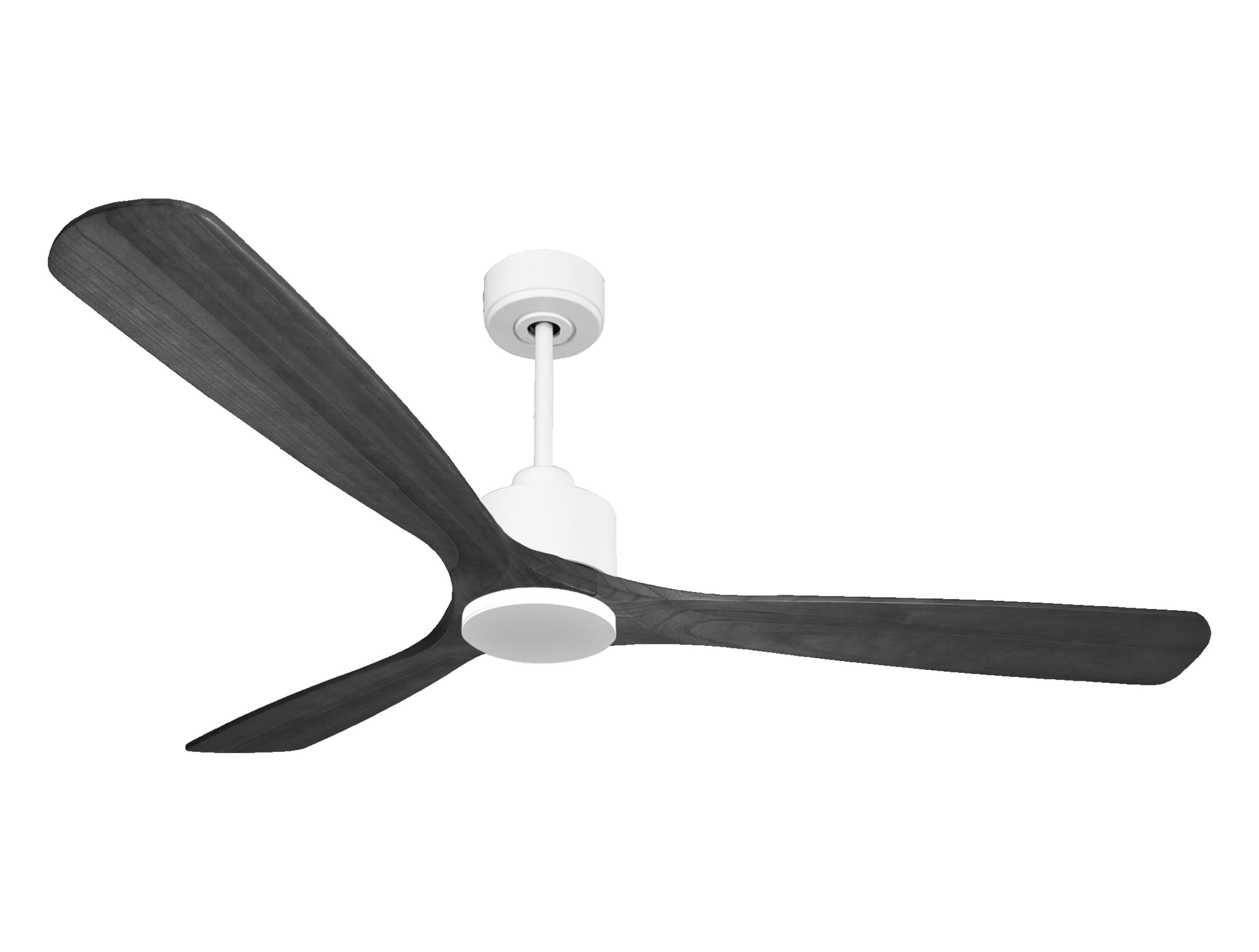 Ventilatore da soffitto Reversibile Termostato Wifi Motore CC Tetti inclinati Telecomando Hypersilence Memoria