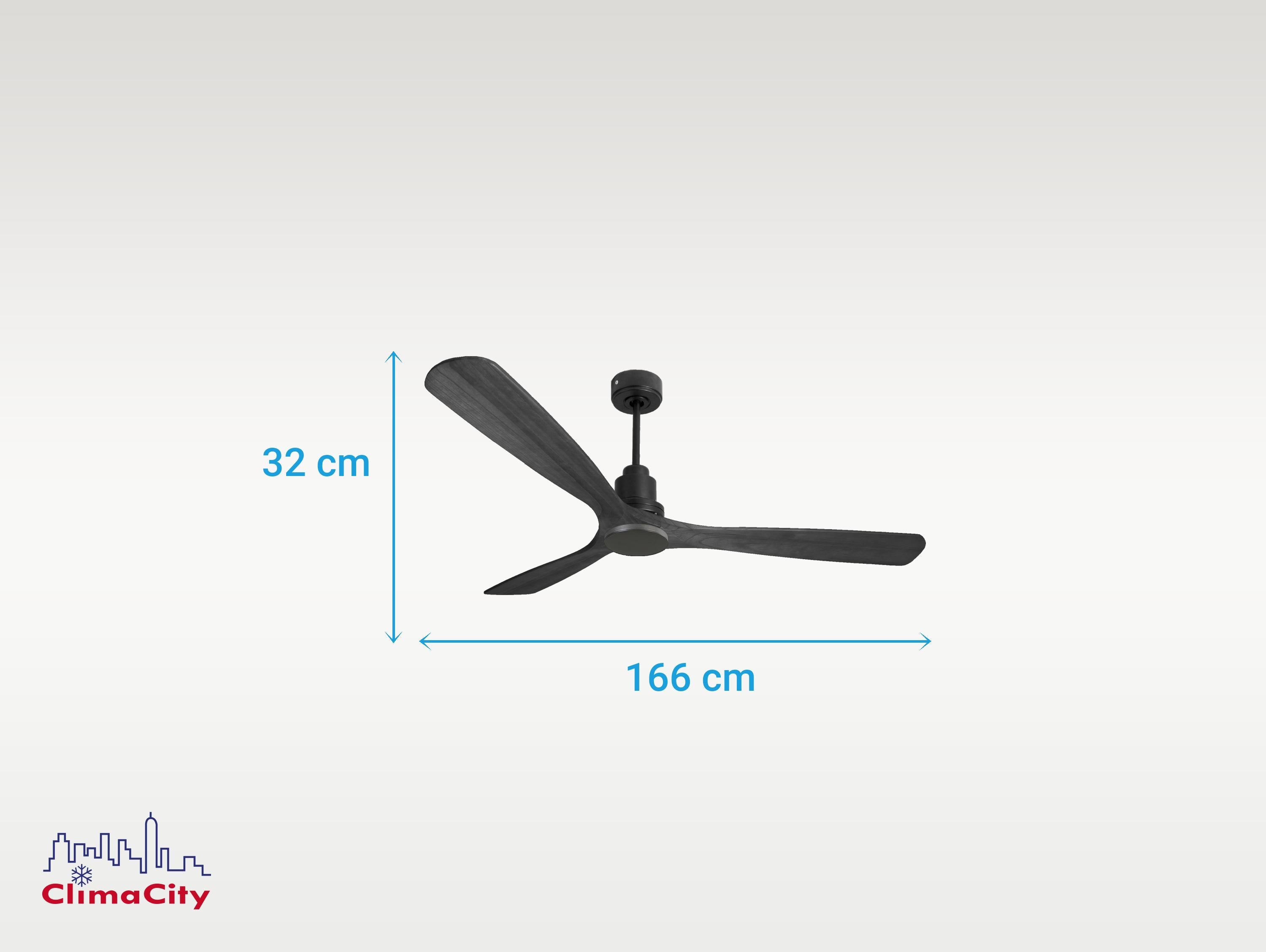 Ventilatore da soffitto Reversibile Termostato Wifi Motore CC Tetti inclinati Telecomando Hypersilence Memoria Shopify Vendible (AUTOMATICO)