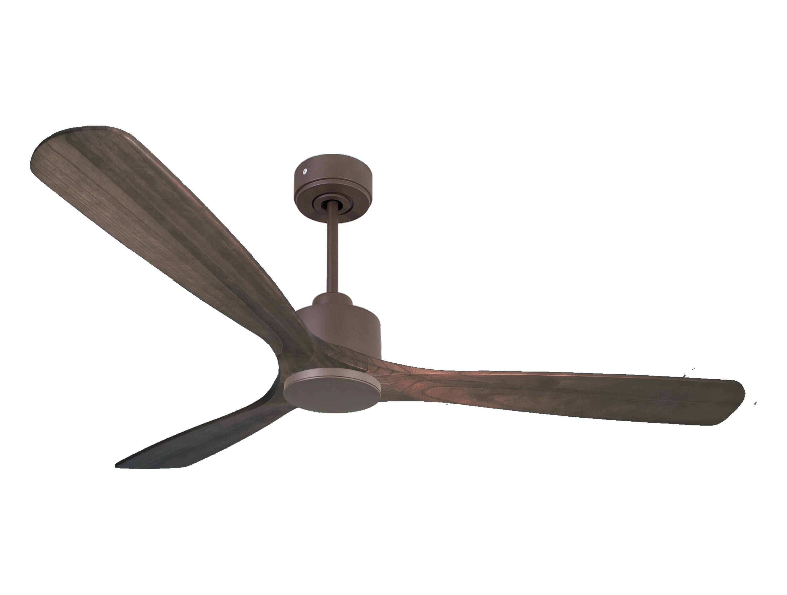 Ventilatore da soffitto Reversibile Termostato Wifi Motore CC Tetti inclinati Telecomando Memoria