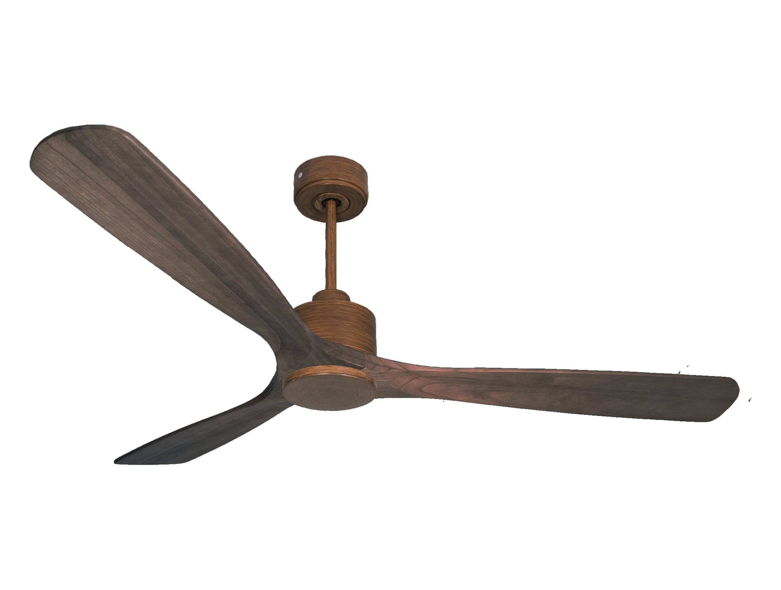 Ventilatore da soffitto Reversibile Termostato Wifi Motore CC Tetti inclinati Telecomando Memoria