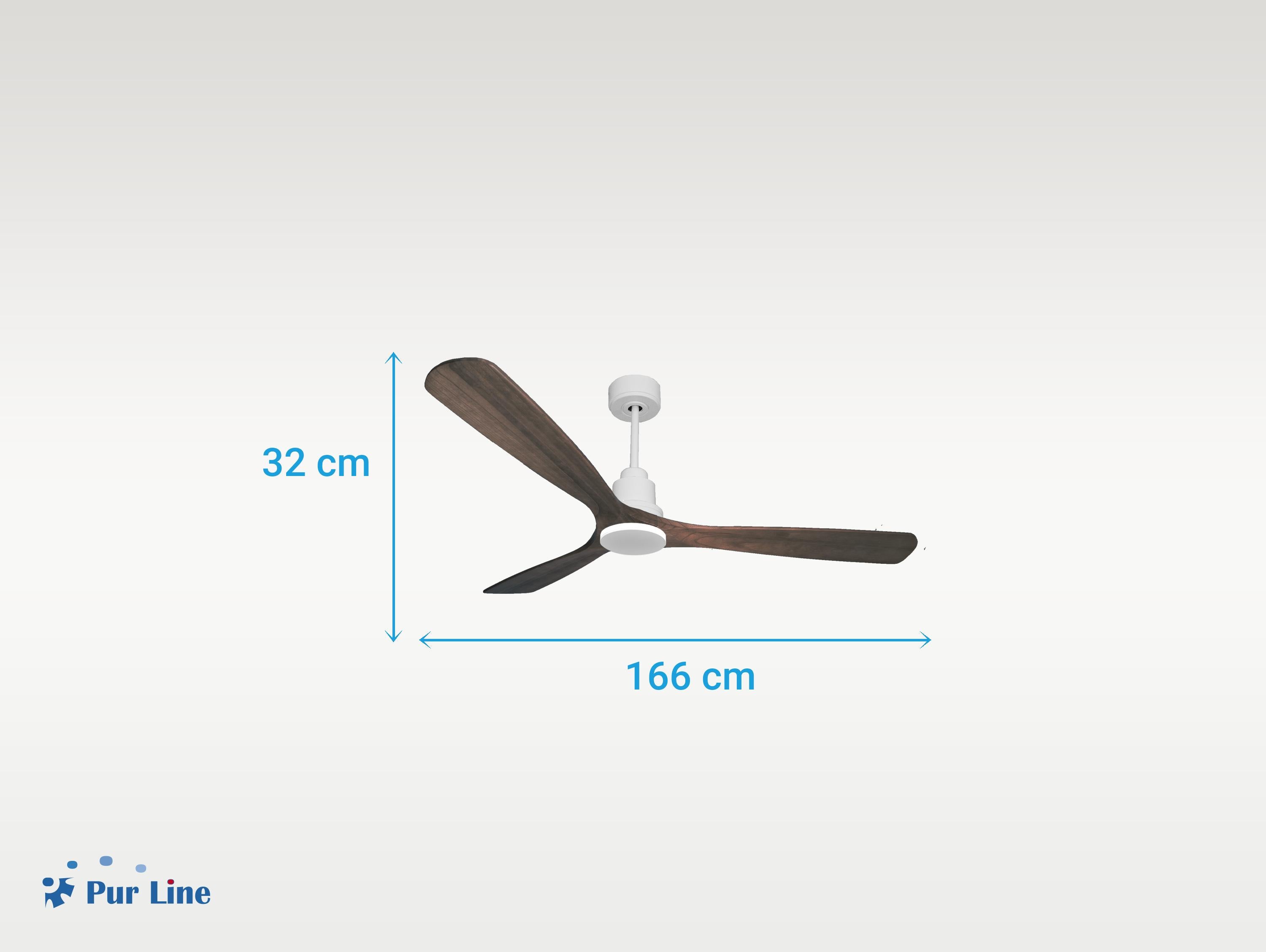 Ventilatore da soffitto Reversibile Termostato Wifi Motore CC Tetti inclinati Telecomando Hypersilence Memoria Shopify Vendible (AUTOMATICO)