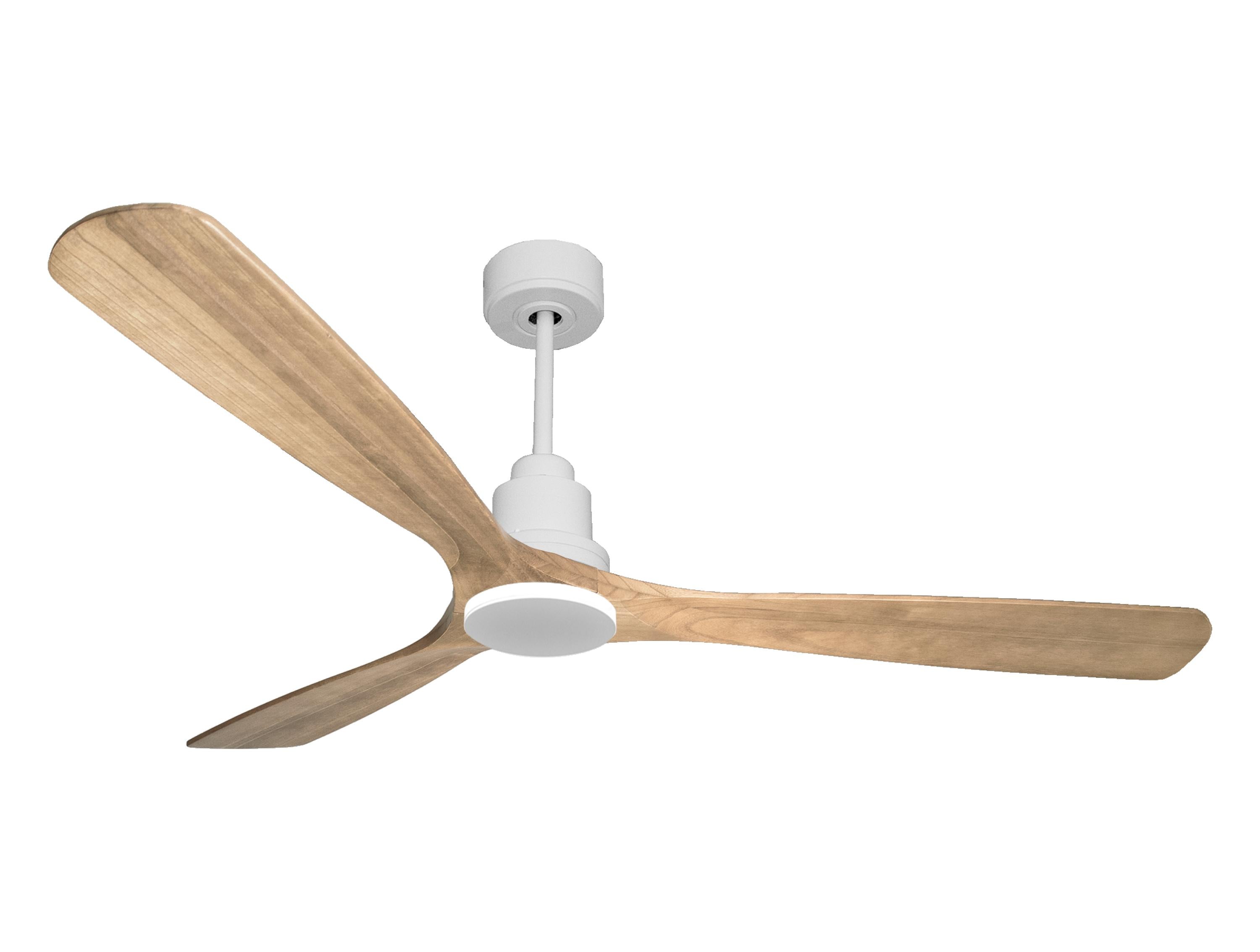 Ventilatore da soffitto Reversibile Termostato Wifi Motore CC Tetti inclinati Telecomando Hypersilence Memoria Shopify Vendible (AUTOMATICO)