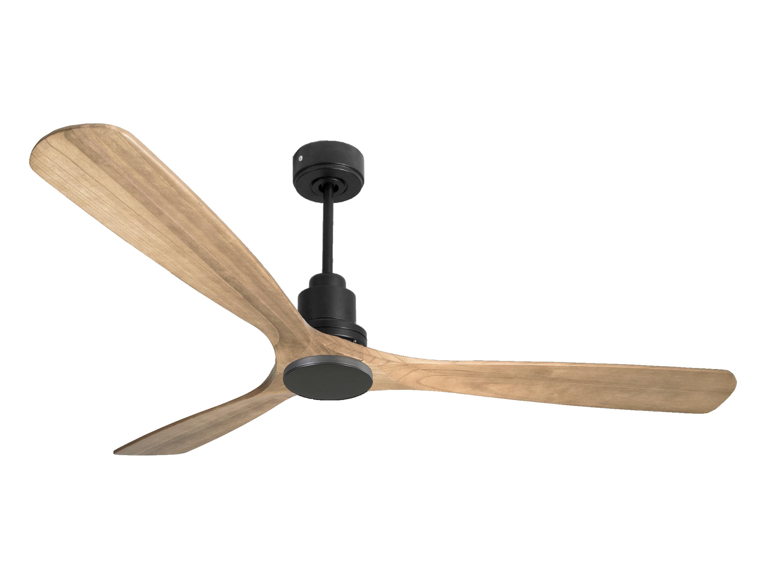 Ventilatore da soffitto Reversibile Termostato Wifi Motore CC Tetti inclinati Telecomando Hypersilence Memoria Shopify Vendible (AUTOMATICO)