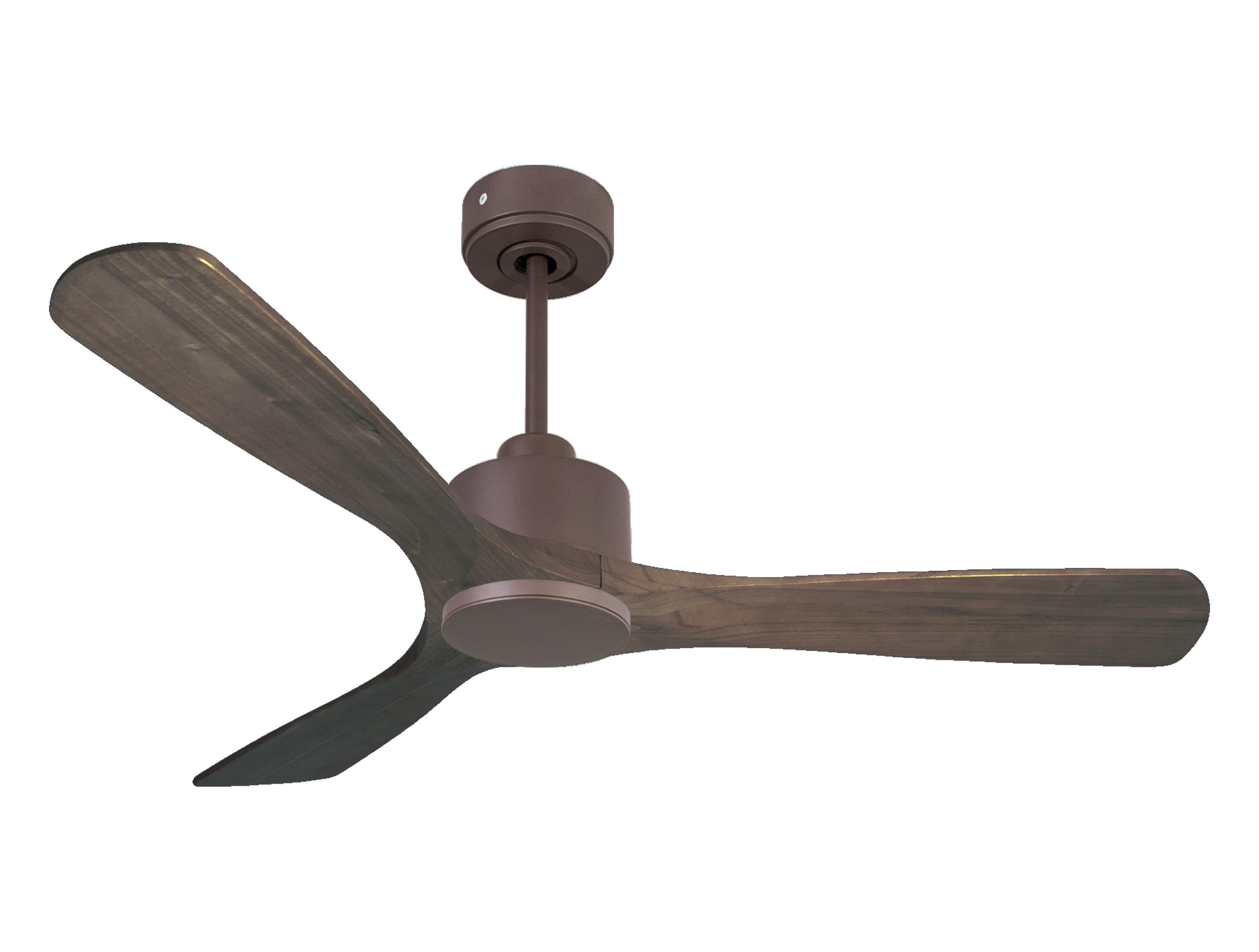 Ventilatore da soffitto Reversibile Termostato Wifi Motore CC Tetti inclinati Telecomando Hypersilence Memoria