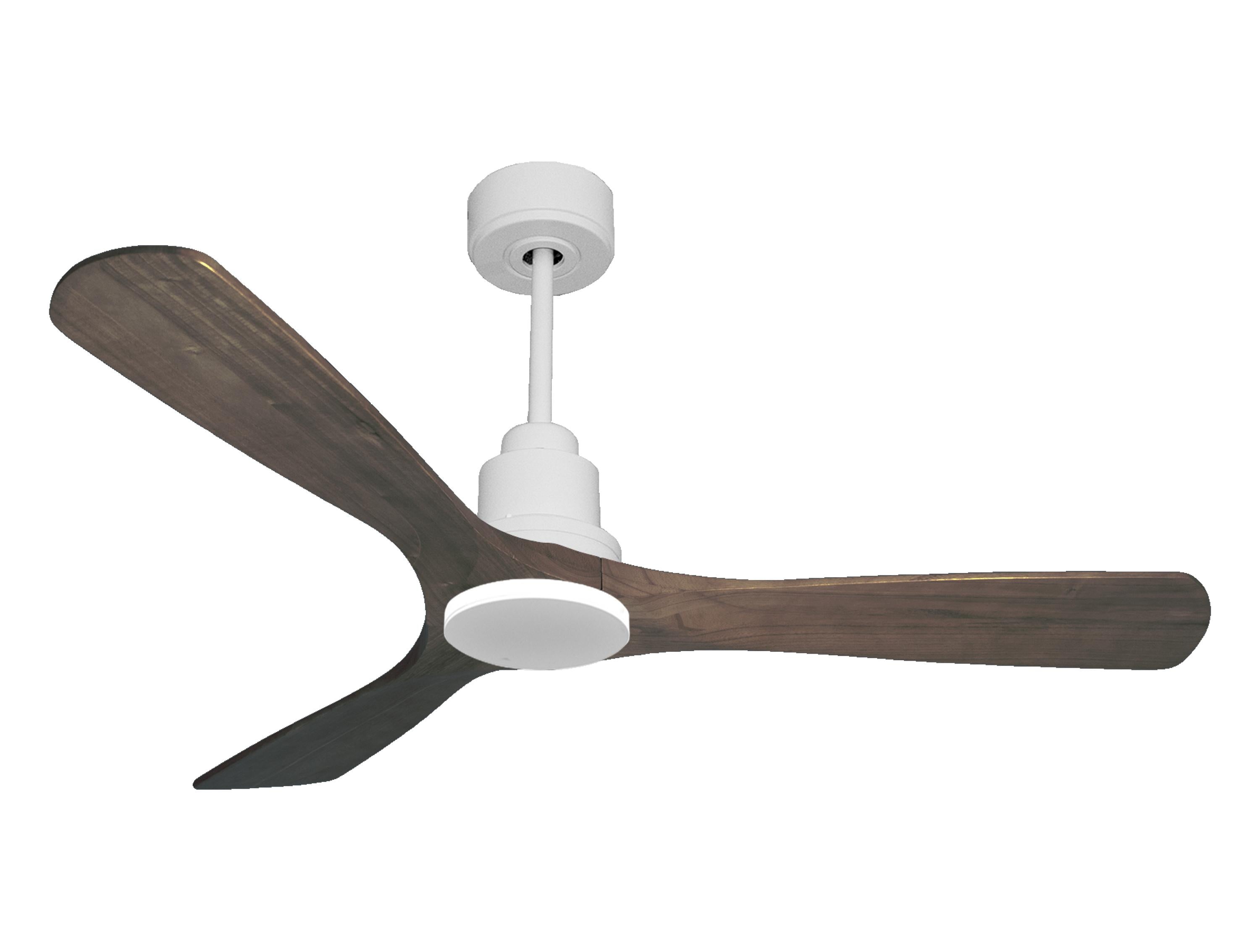 Ventilatore da soffitto Reversibile Termostato Wifi Motore CC Tetti inclinati Telecomando Hypersilence Memoria Shopify Vendible (AUTOMATICO)