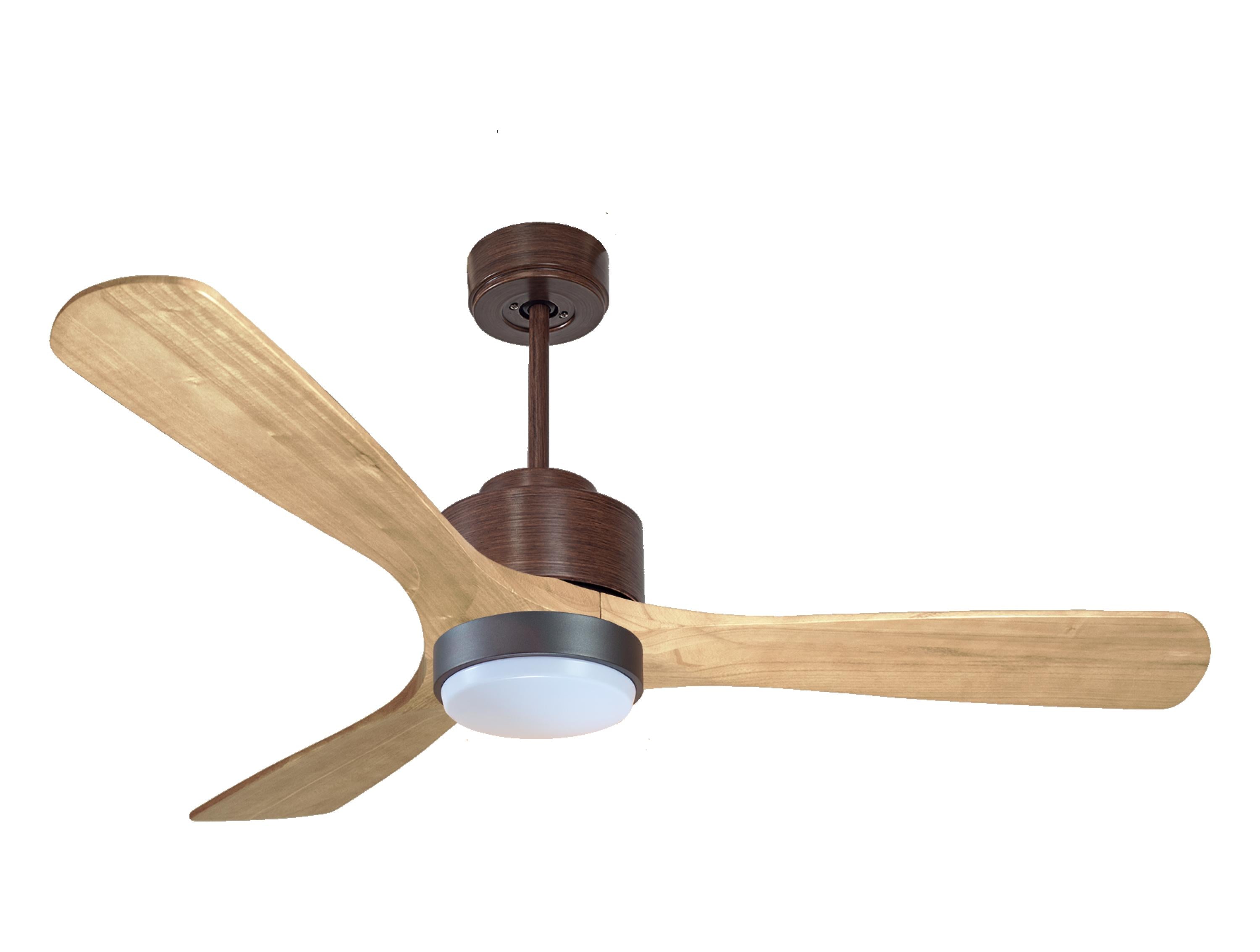 Ventilatore a soffitto ultra silenzioso e a basso consumo DC ParosD132C02LED70076