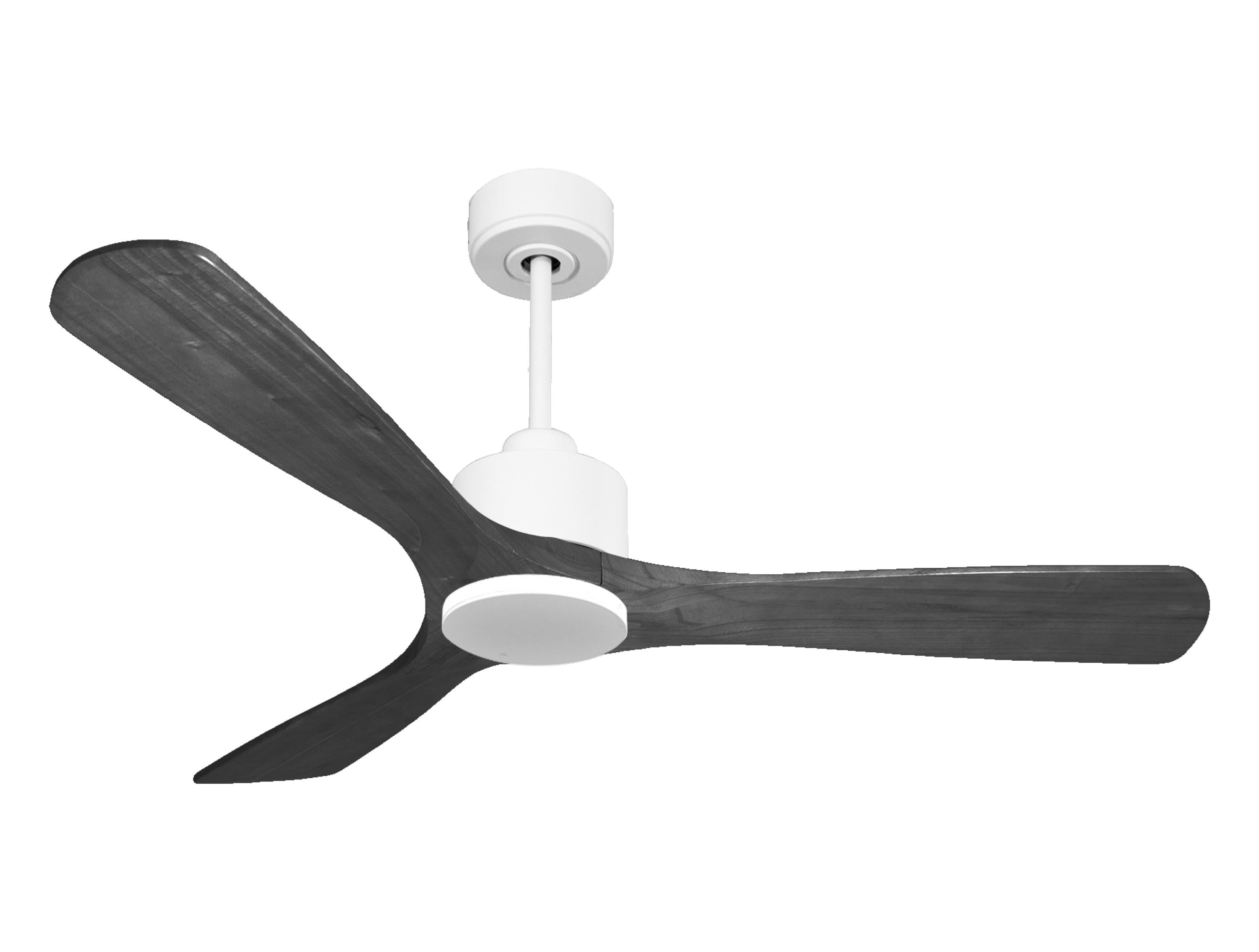 Ventilatore da soffitto Reversibile Termostato Wifi Motore CC Tetti inclinati Telecomando Hypersilence Memoria