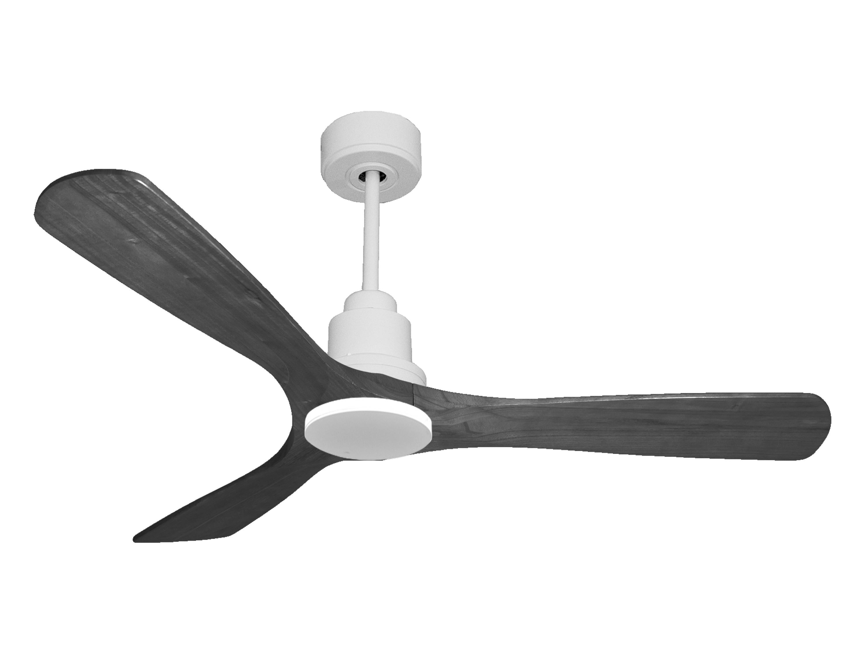 Ventilatore da soffitto Reversibile Termostato Wifi Motore CC Tetti inclinati Telecomando Hypersilence Memoria Shopify Vendible (AUTOMATICO)