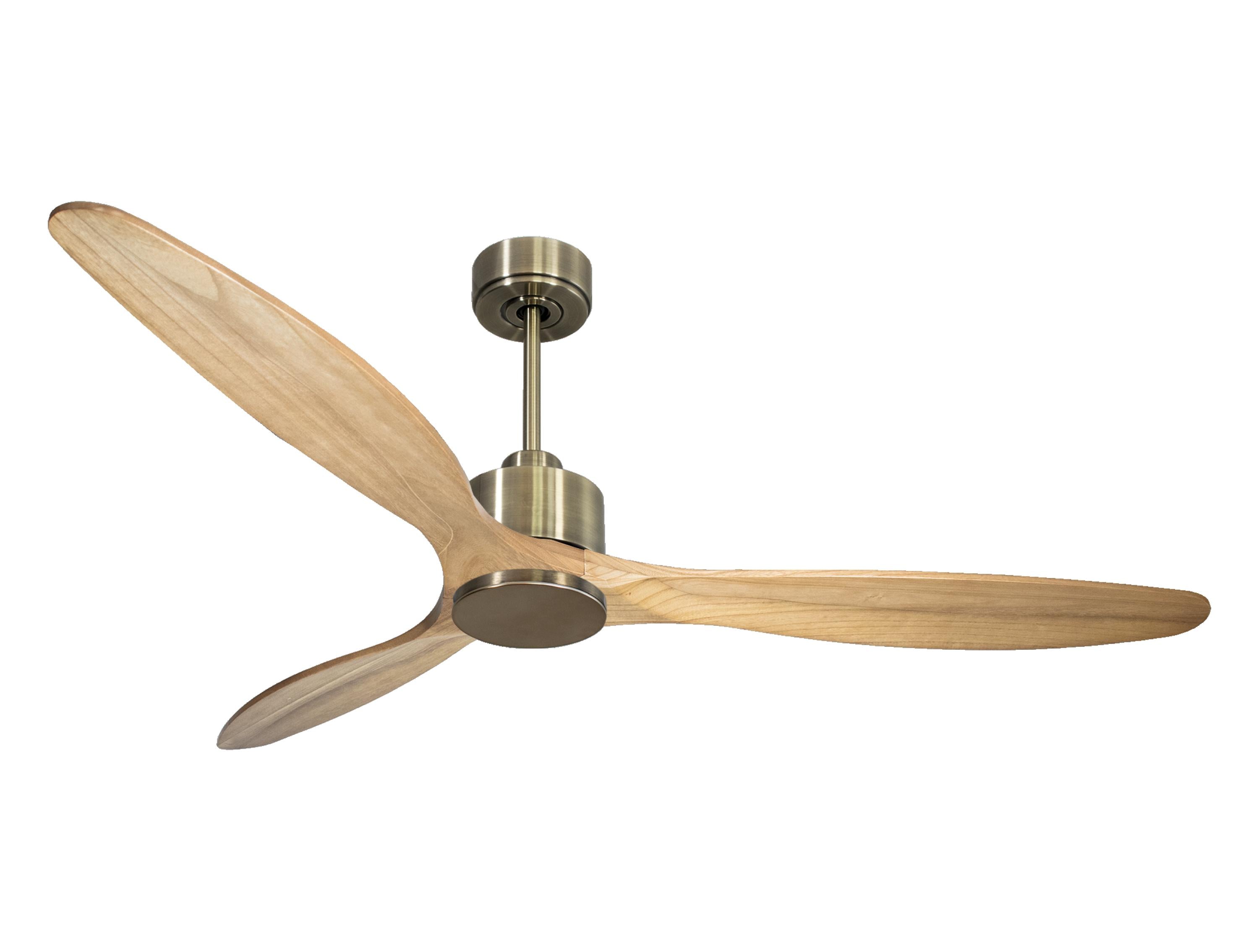 Ventilatore da soffitto Reversibile Termostato Wifi Motore CC Tetti inclinati Telecomando Hypersilence Memoria