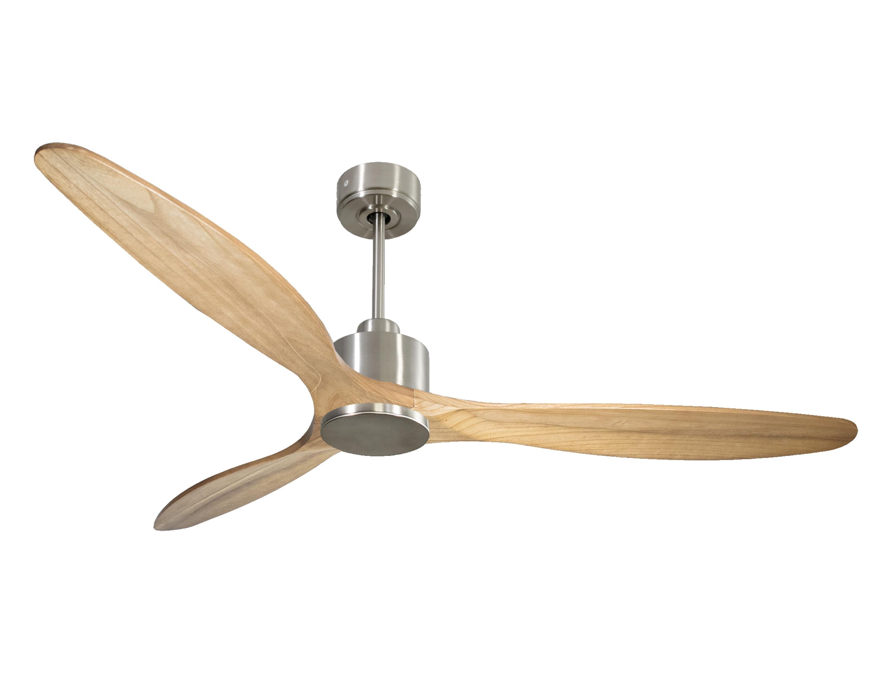 Ventilatore da soffitto Reversibile Termostato Wifi Motore CC Tetti inclinati Telecomando Hypersilence Memoria