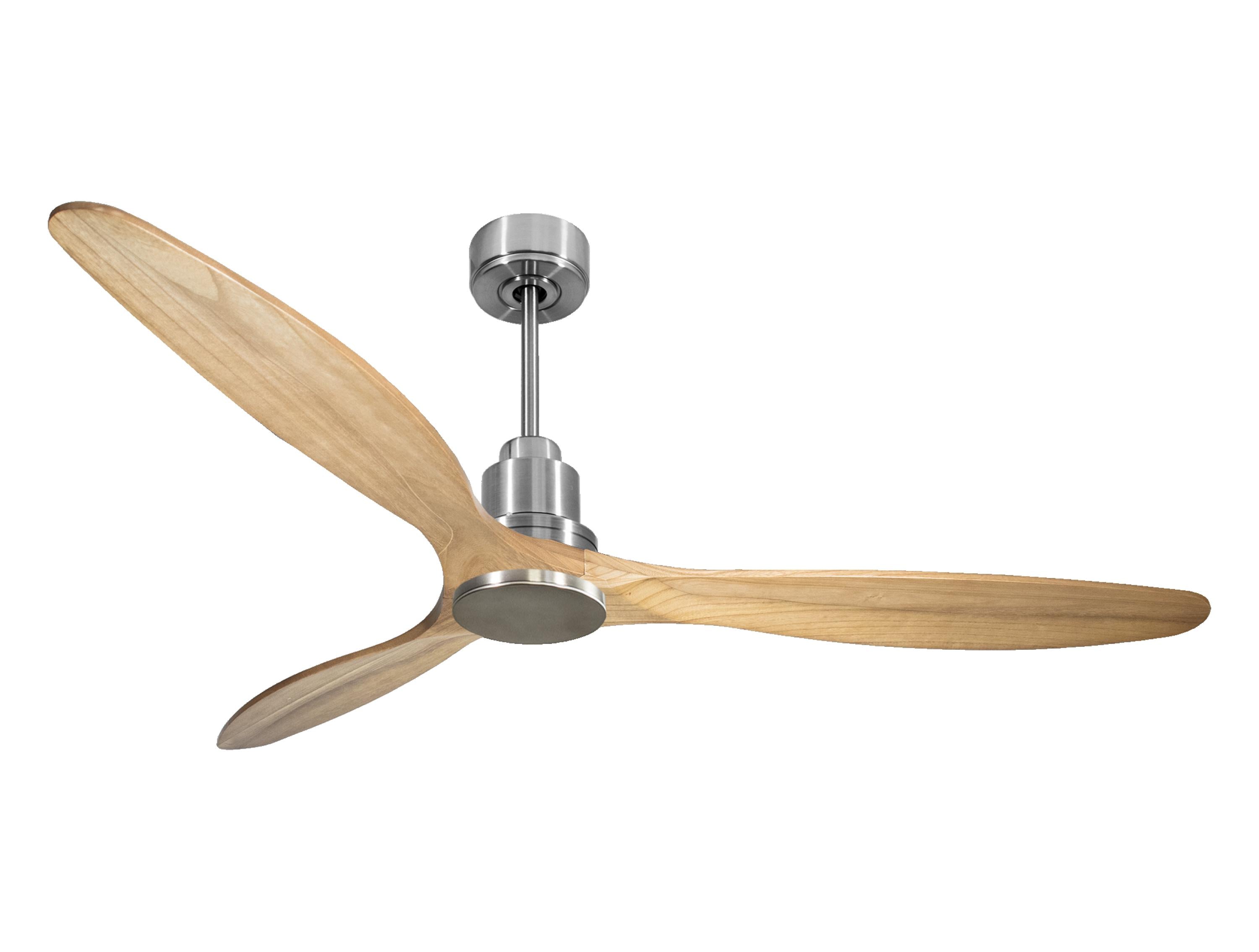 Ventilatore da soffitto Reversibile Termostato Wifi Motore CC Tetti inclinati Telecomando Hypersilence Memoria
