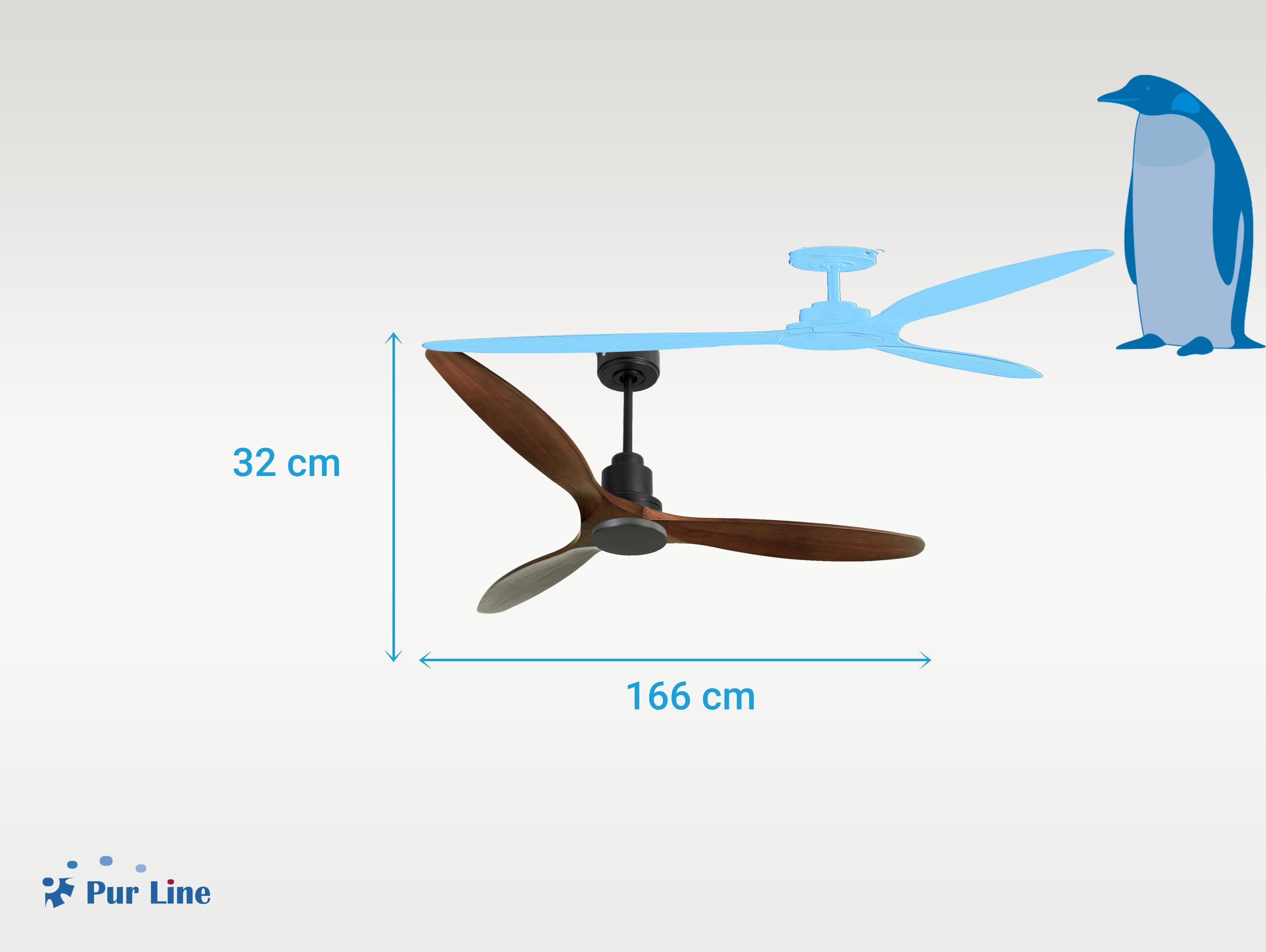 Ventilatore da soffitto Reversibile Termostato Wifi Motore CC Tetti inclinati Telecomando Hypersilence Memoria Shopify Vendible (AUTOMATICO)