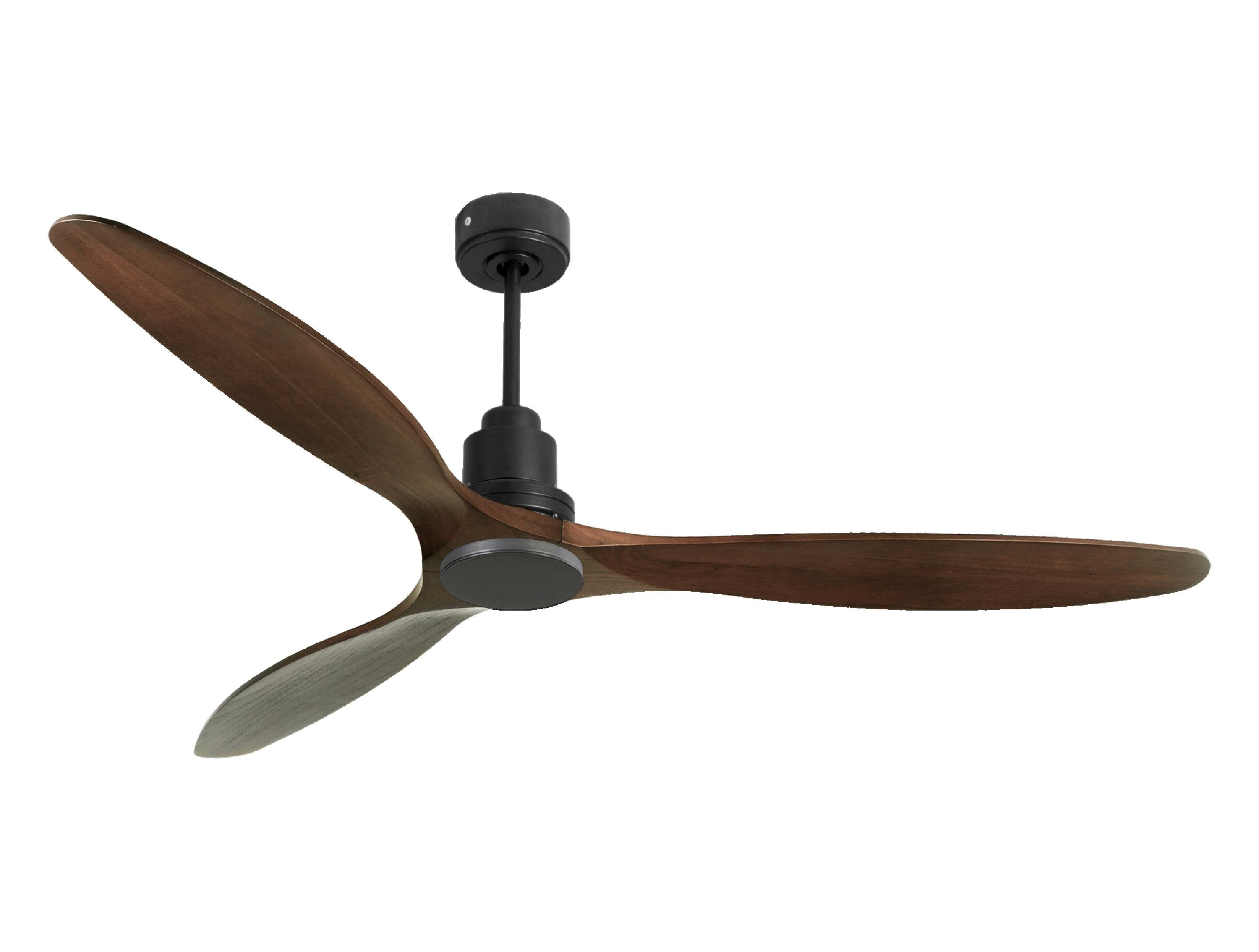 Ventilatore da soffitto Reversibile Termostato Wifi Motore CC Tetti inclinati Telecomando Hypersilence Memoria Shopify Vendible (AUTOMATICO)