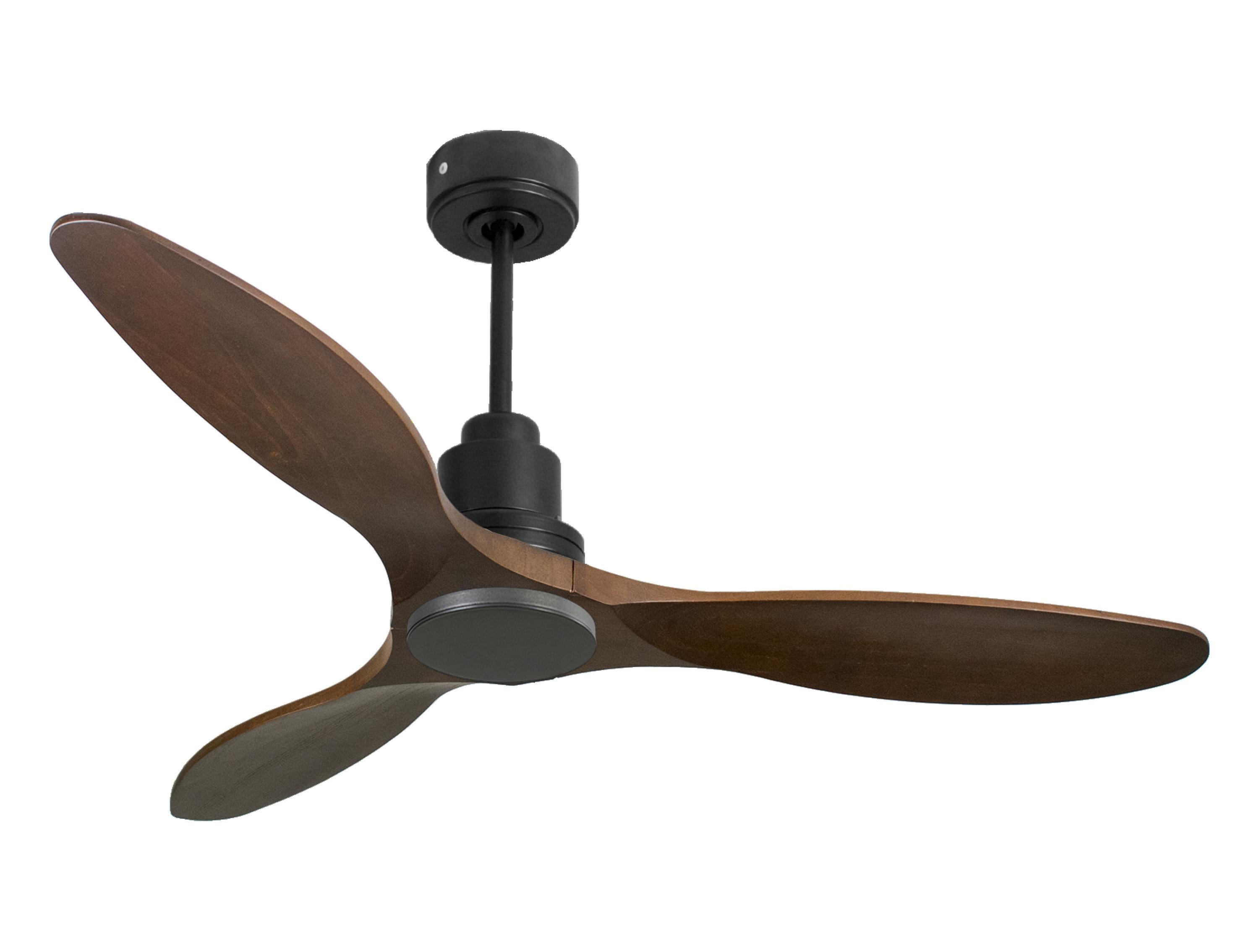 Ventilatore da soffitto Reversibile Termostato Wifi Motore CC Tetti inclinati Telecomando Hypersilence Memoria Shopify Vendible (AUTOMATICO)