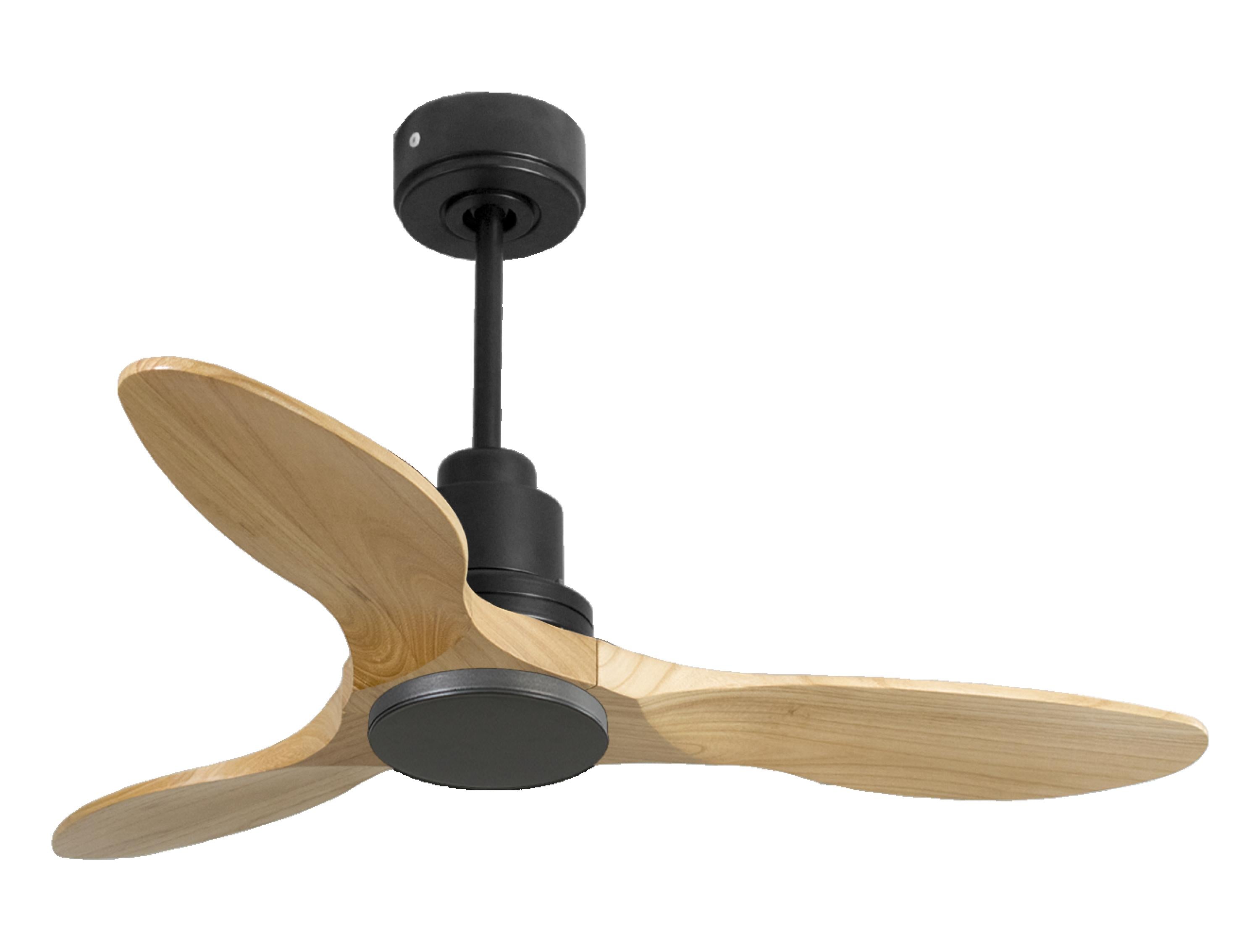 Ventilatore da soffitto Reversibile Termostato Wifi Motore CC Tetti inclinati Telecomando Hypersilence Memoria Shopify Vendible (AUTOMATICO)