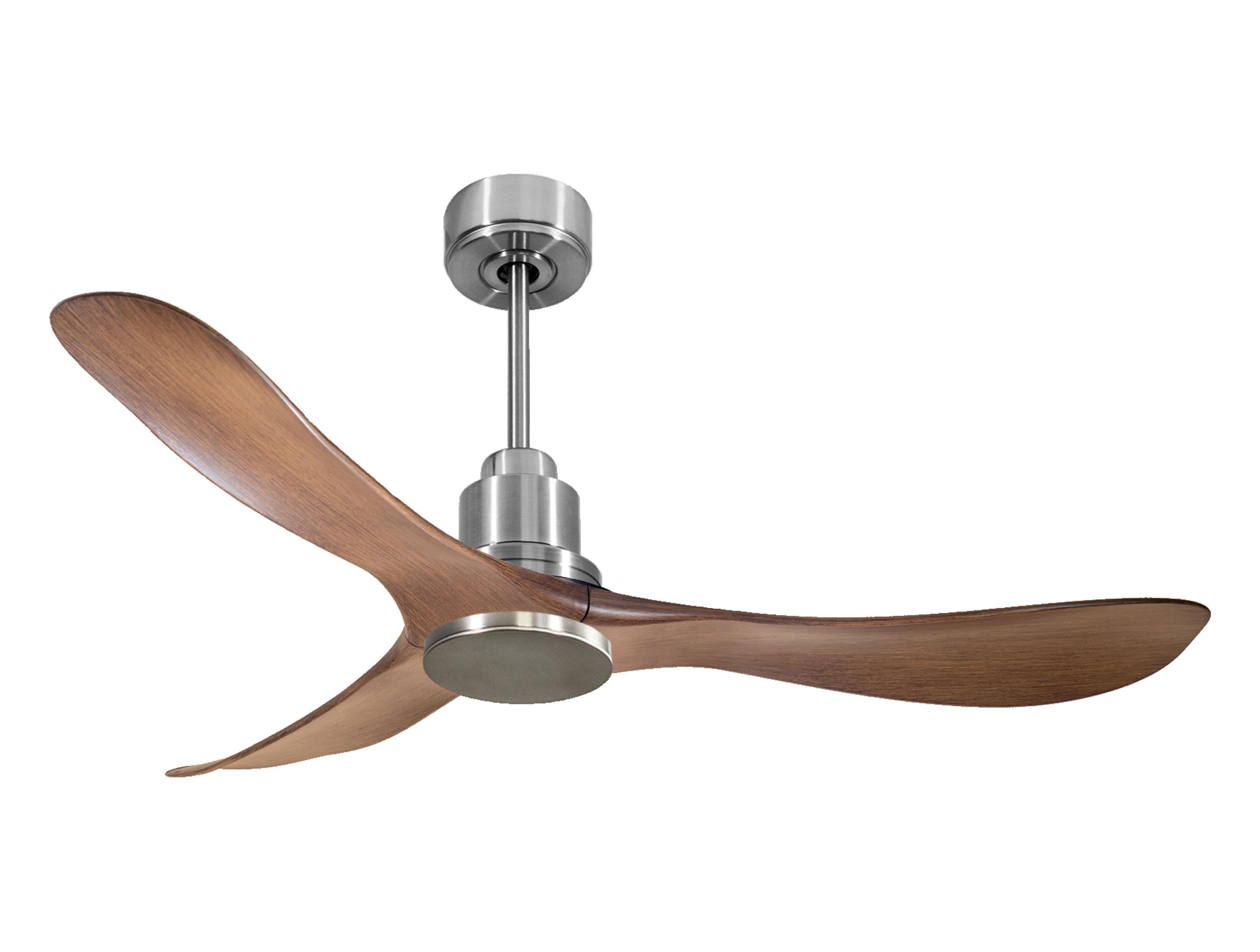 Ventilatore da soffitto Reversibile Termostato Wifi Motore CC Tetti inclinati Telecomando Hypersilence Memoria Shopify Vendible (AUTOMATICO)