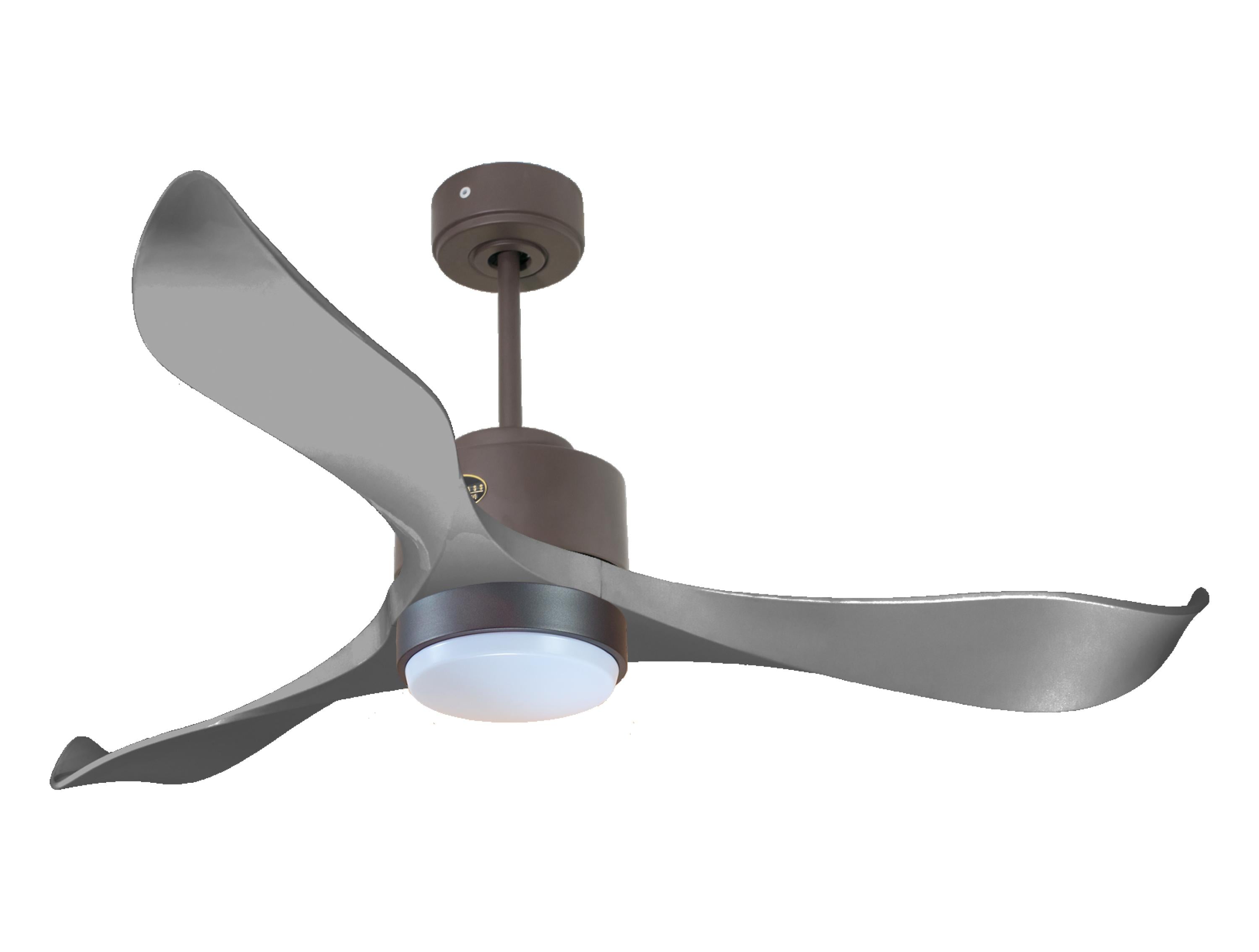 Ventilatore a soffitto ultra silenzioso e a basso consumo DC TrawanganD132C02LED65436