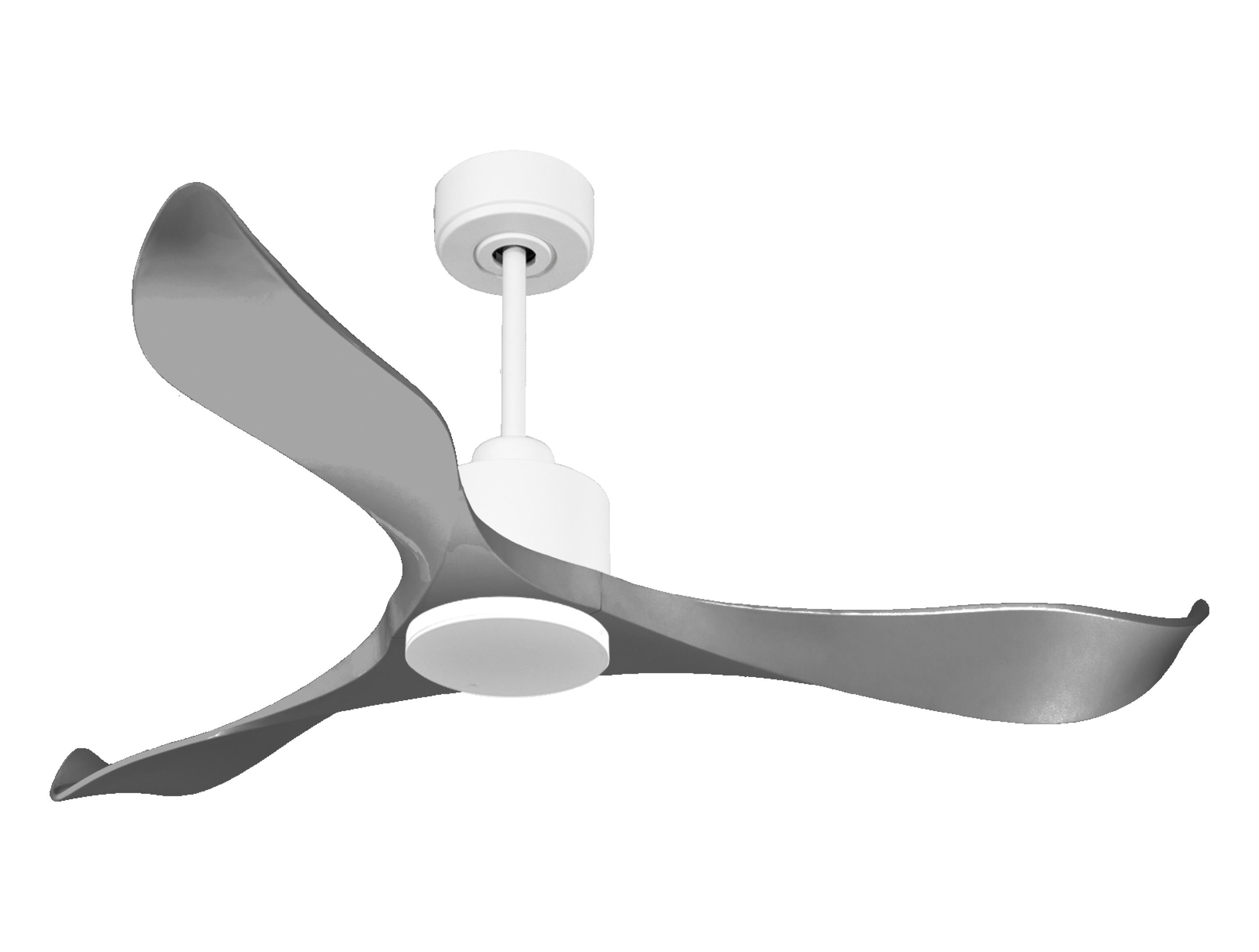 Ventilatore da soffitto Reversibile Termostato Wifi Motore CC Tetti inclinati Telecomando Memoria