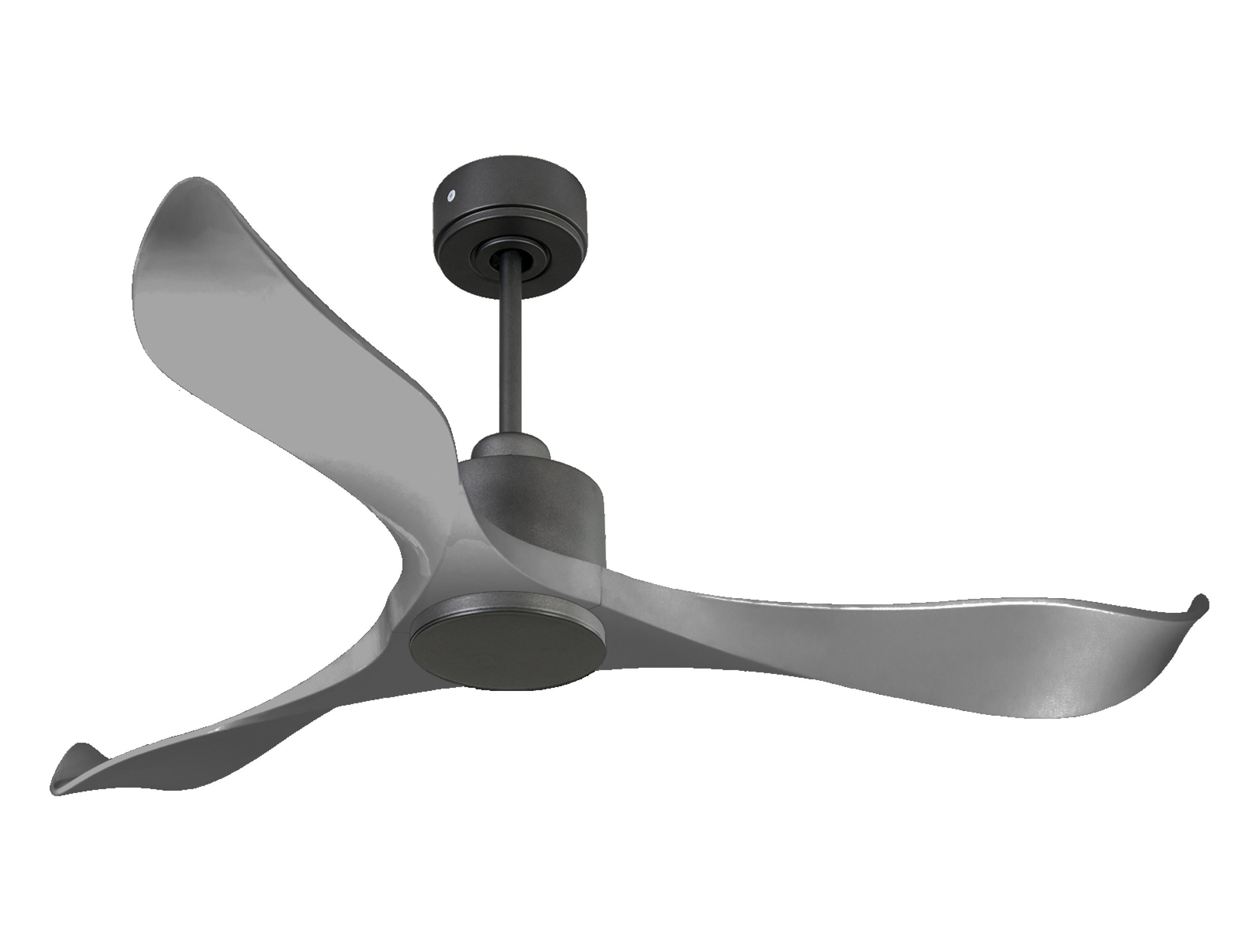 Ventilatore da soffitto Reversibile Termostato Wifi Motore CC Tetti inclinati Telecomando Hypersilence Memoria Shopify Vendible (AUTOMATICO)