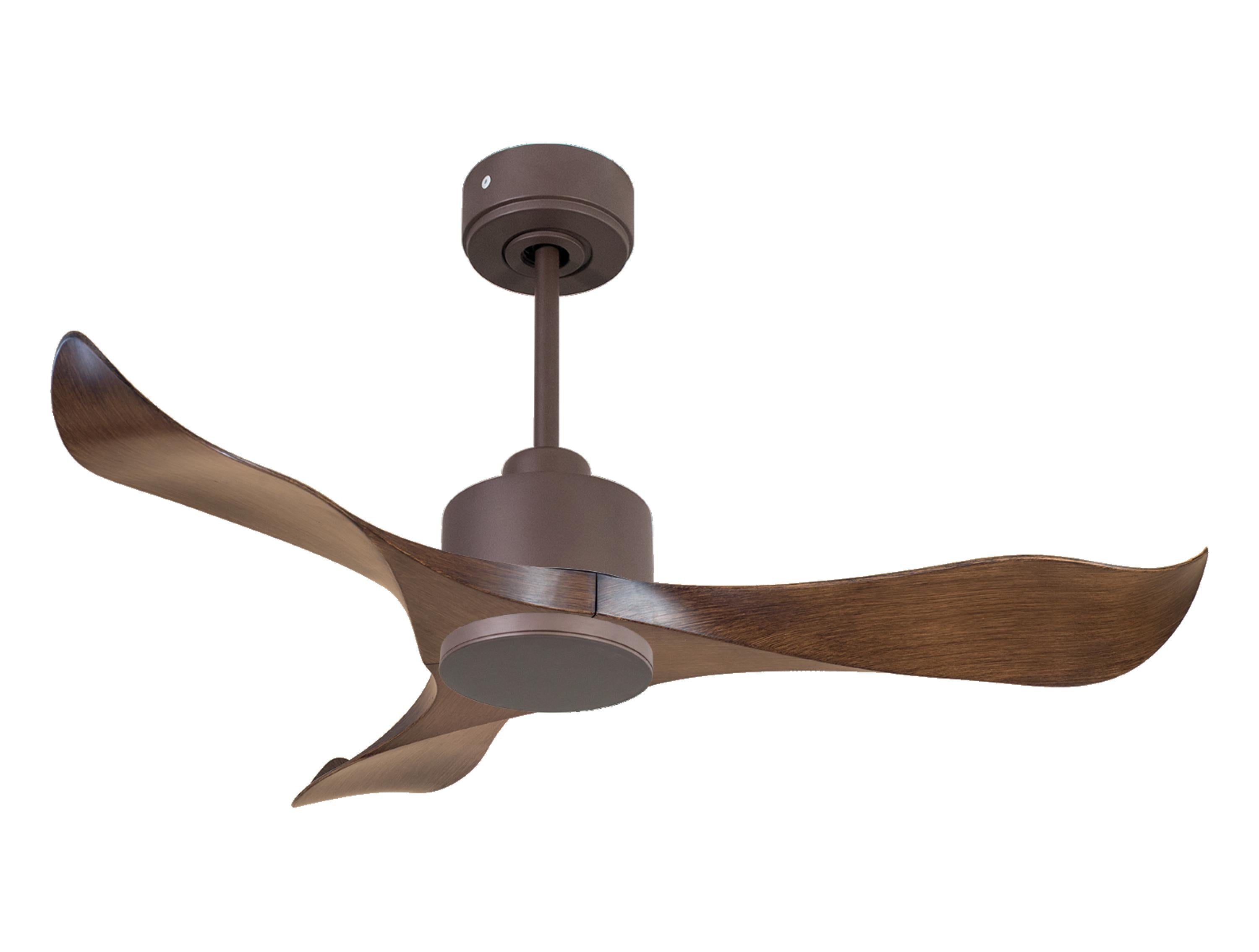 Ventilatore da soffitto Reversibile Termostato Wifi Motore CC Tetti inclinati Telecomando Adattatore 2/3 lame Hypersilence Memoria
