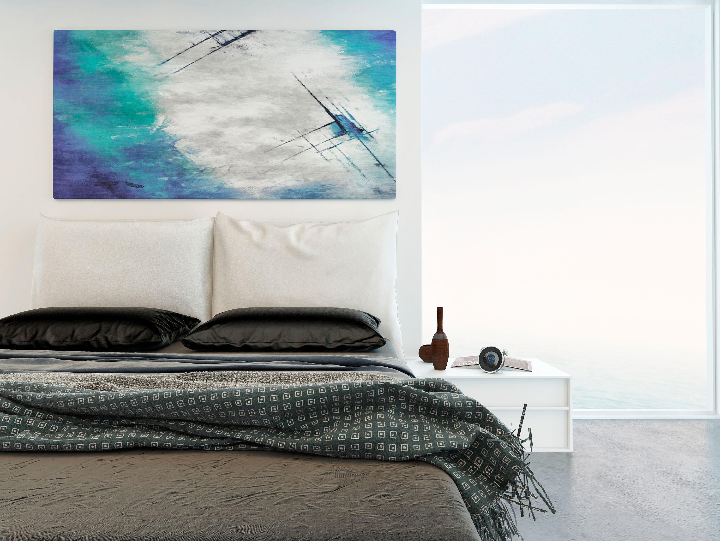 Ventilatore da soffitto Reversibile Termostato Wifi Motore CC Tetti inclinati Telecomando Adattatore 2/3 lame Hypersilence Memoria Shopify Vendible (AUTOMATICO)